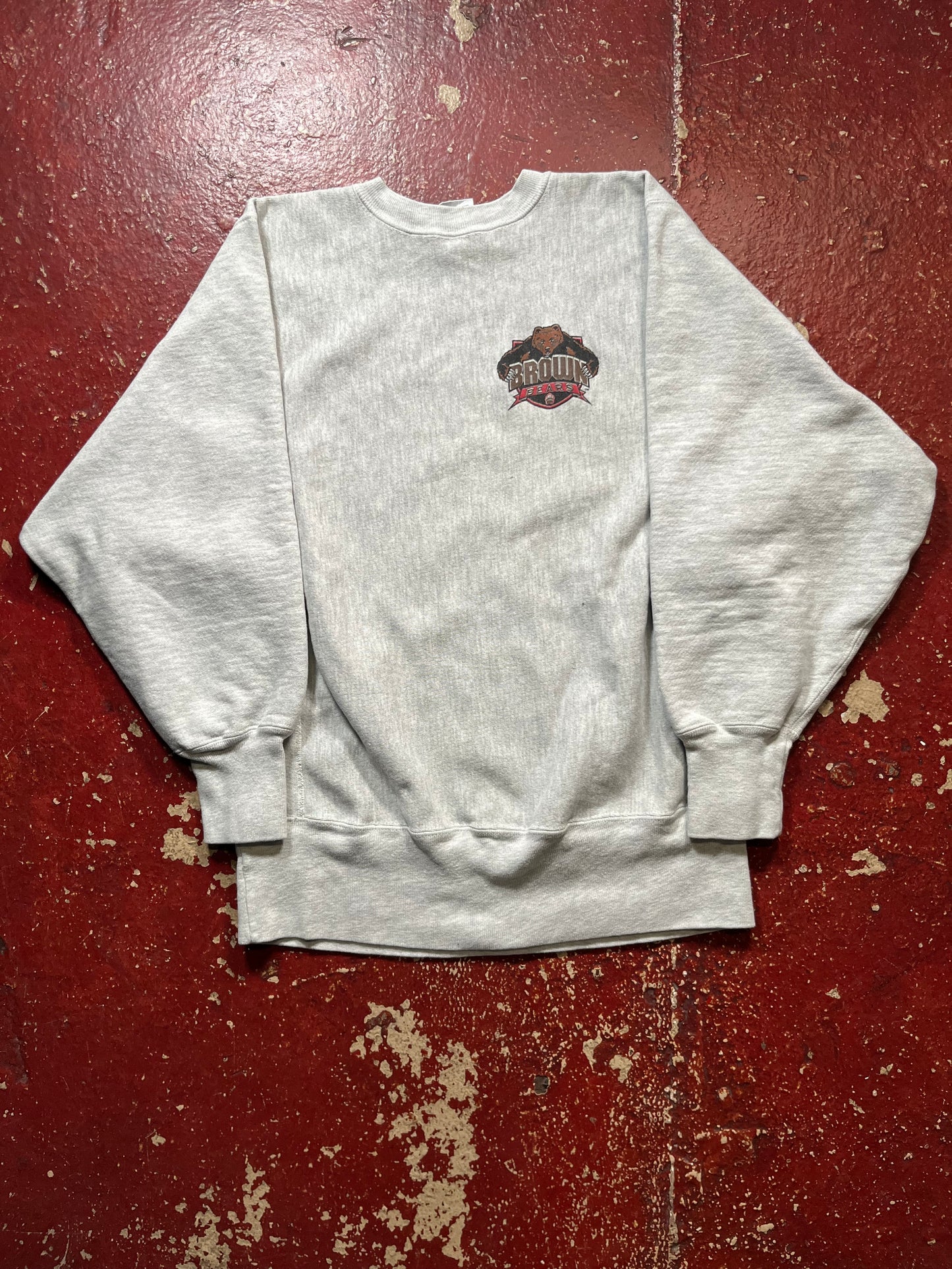 90s Champion Reverse Weave Brown Crewneck