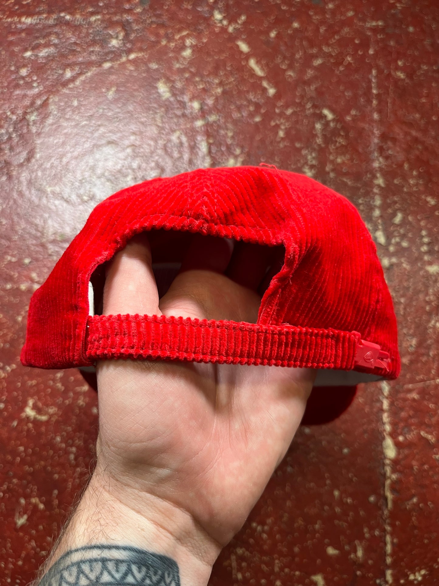 90s Sports Specialities New England Patriots Corduroy Script Hat