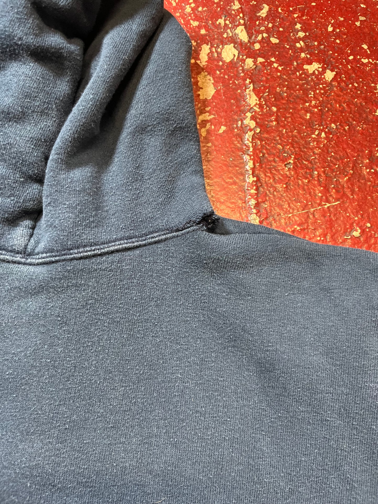 70s Blue Zip Up Hoodie