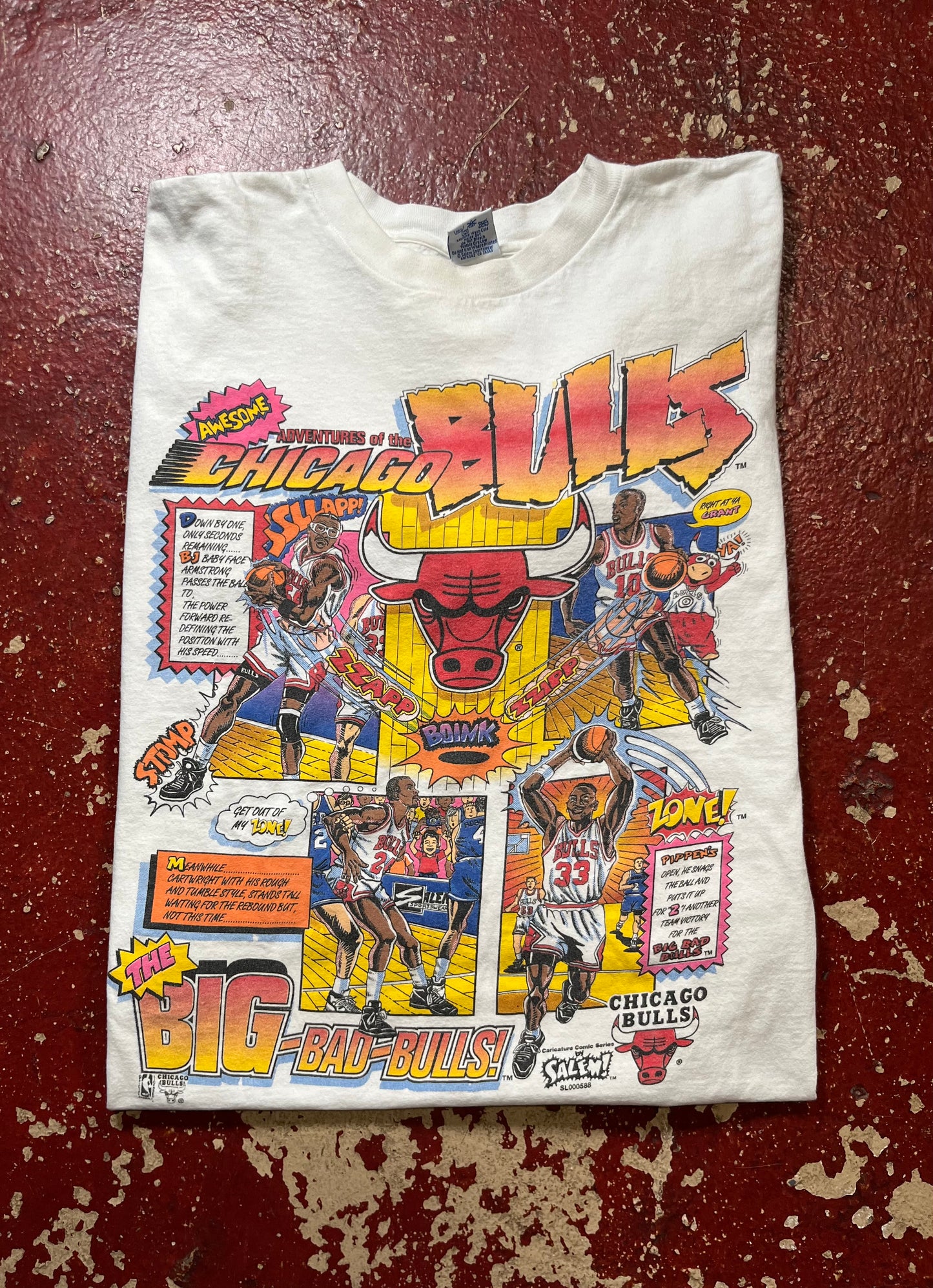 90s Chicago Bulls Comic Tee