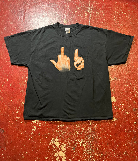 00s Fuck You Sign Language Tee