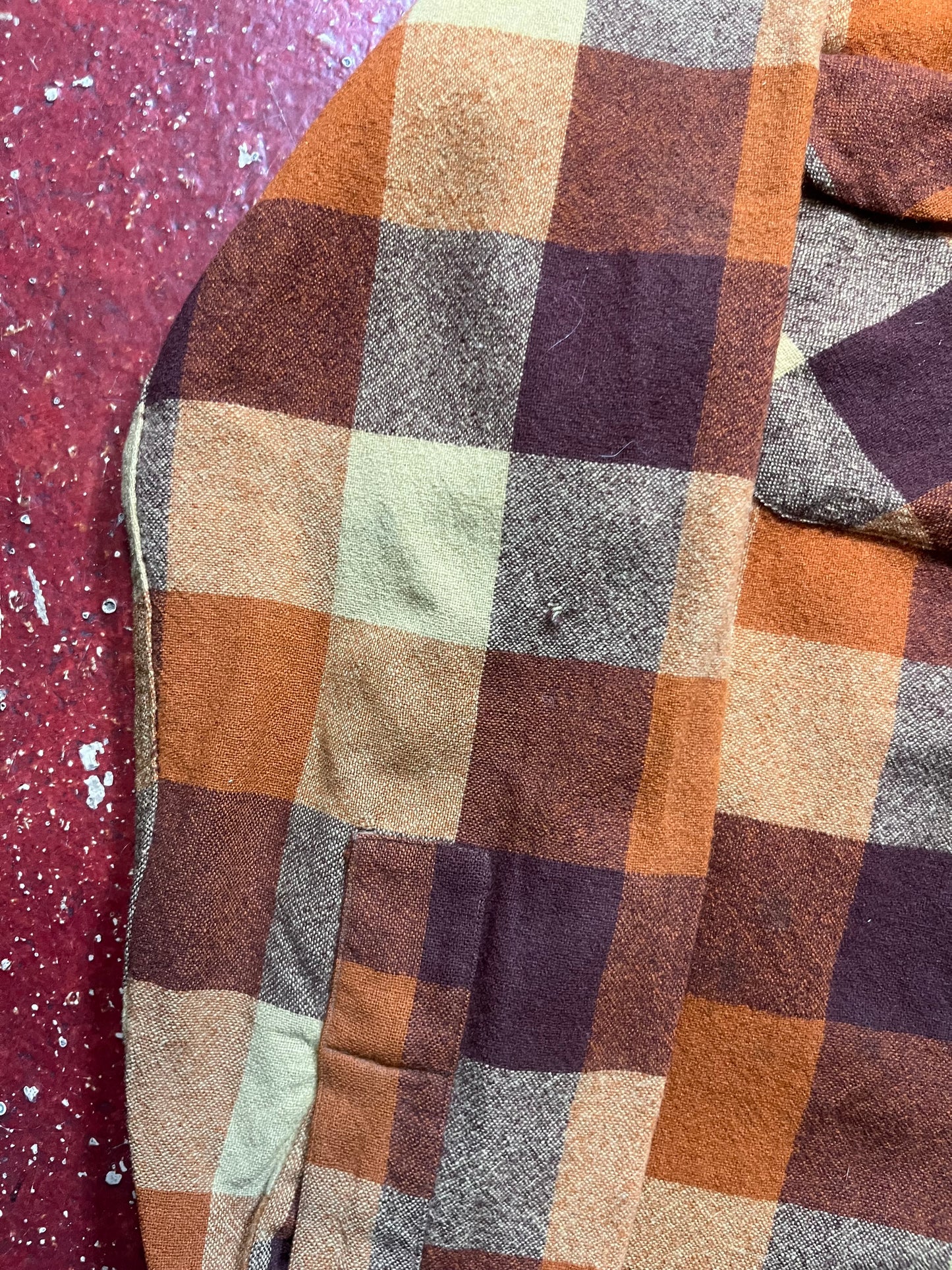 50s Woolrich Loop Collar Board Shirt