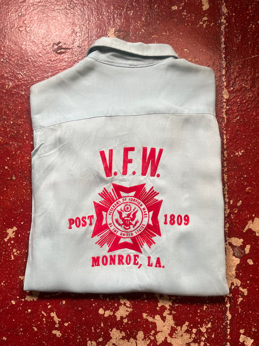 60s VFW Rayon Short Sleeve Shirt