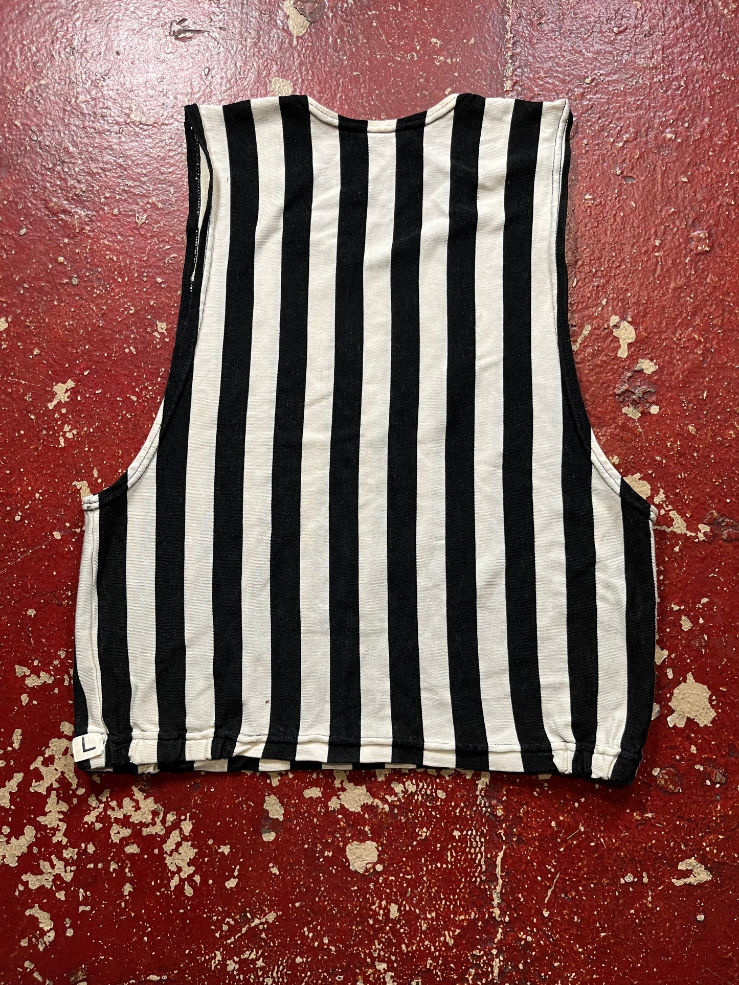 40s/50s White & Black Tank Top