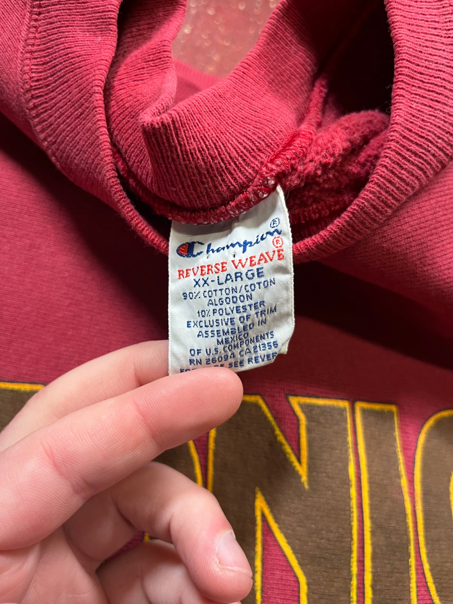 90s Champion Reverse Weave Seattle Sonics Crewneck