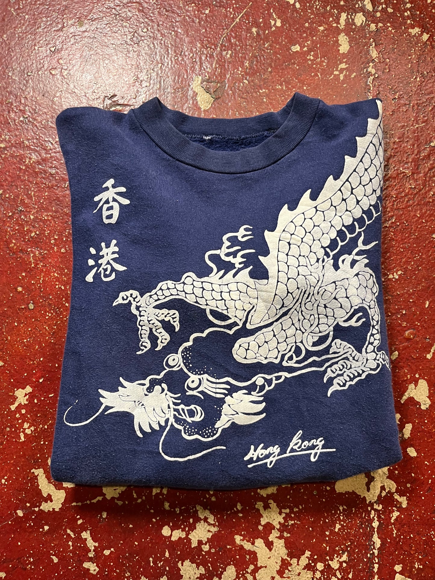 80s Hong Kong Dragon Crewneck