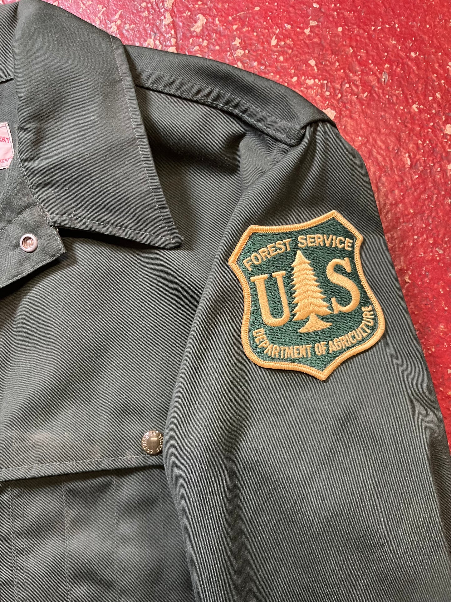 70s Filson US Forest Service Green Mackinaw Jacket