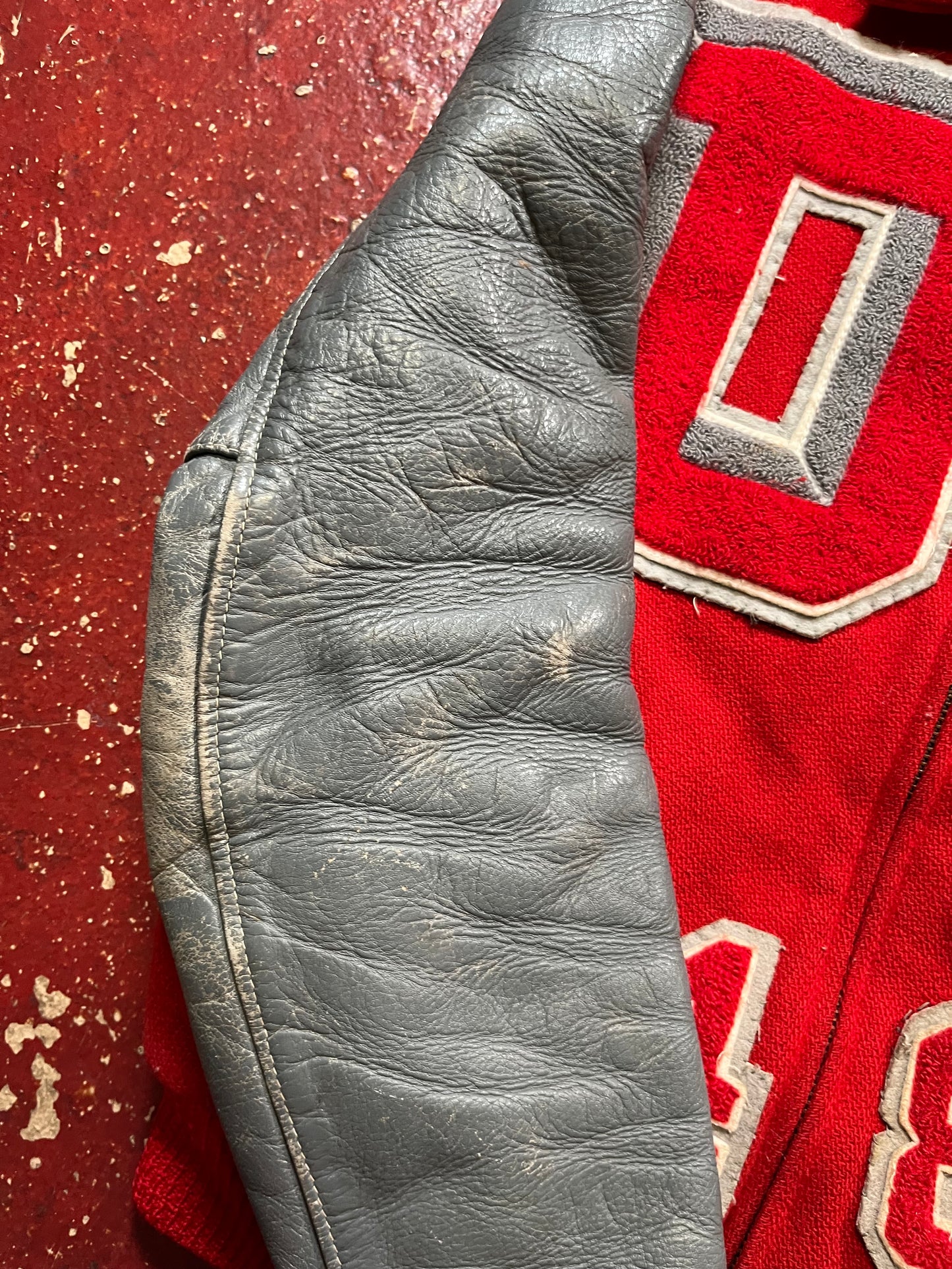 1984 Deerfield Zip Up Letterman Jacket