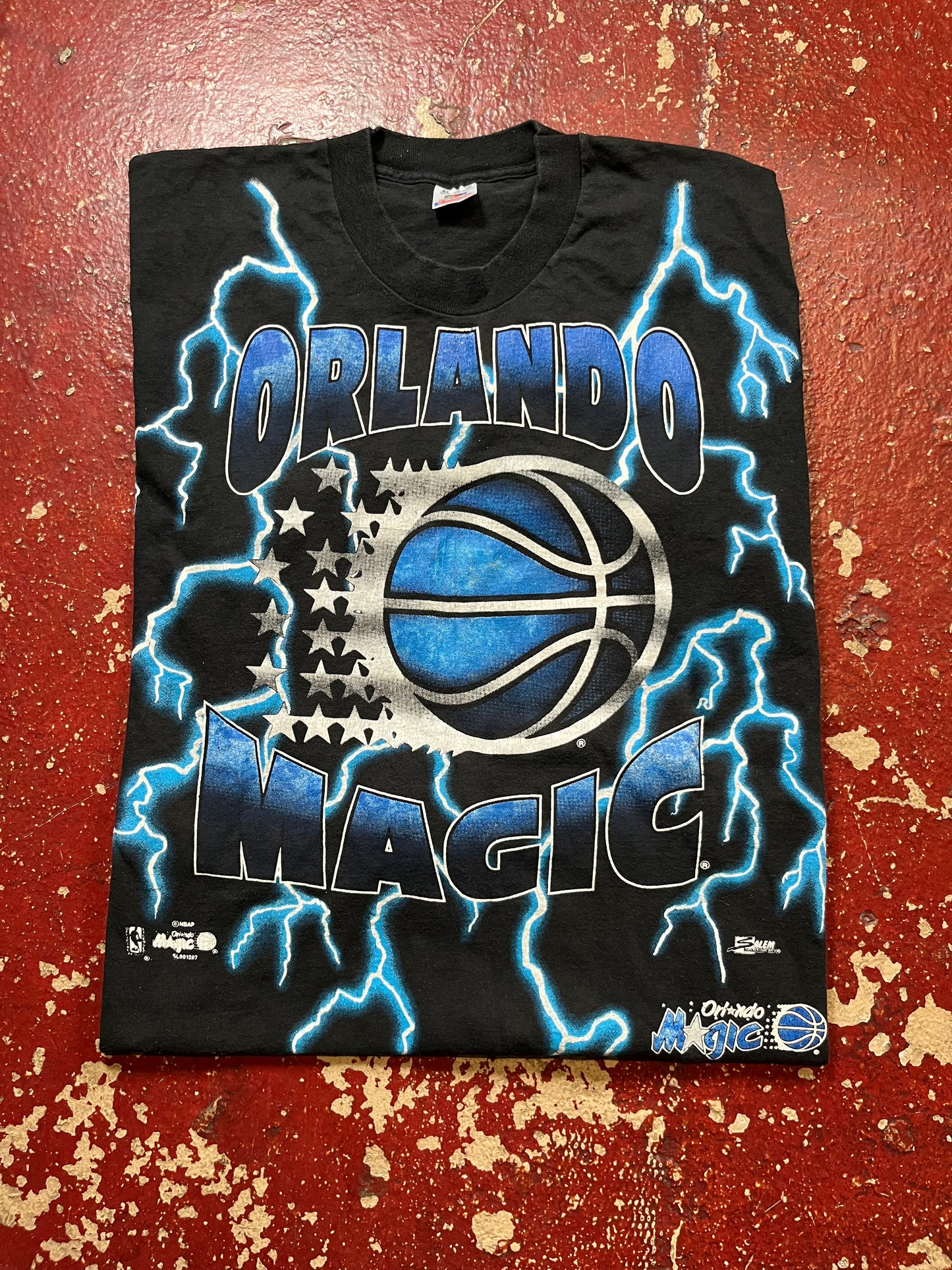 90s Orlando Magic Lighting AOP Tee