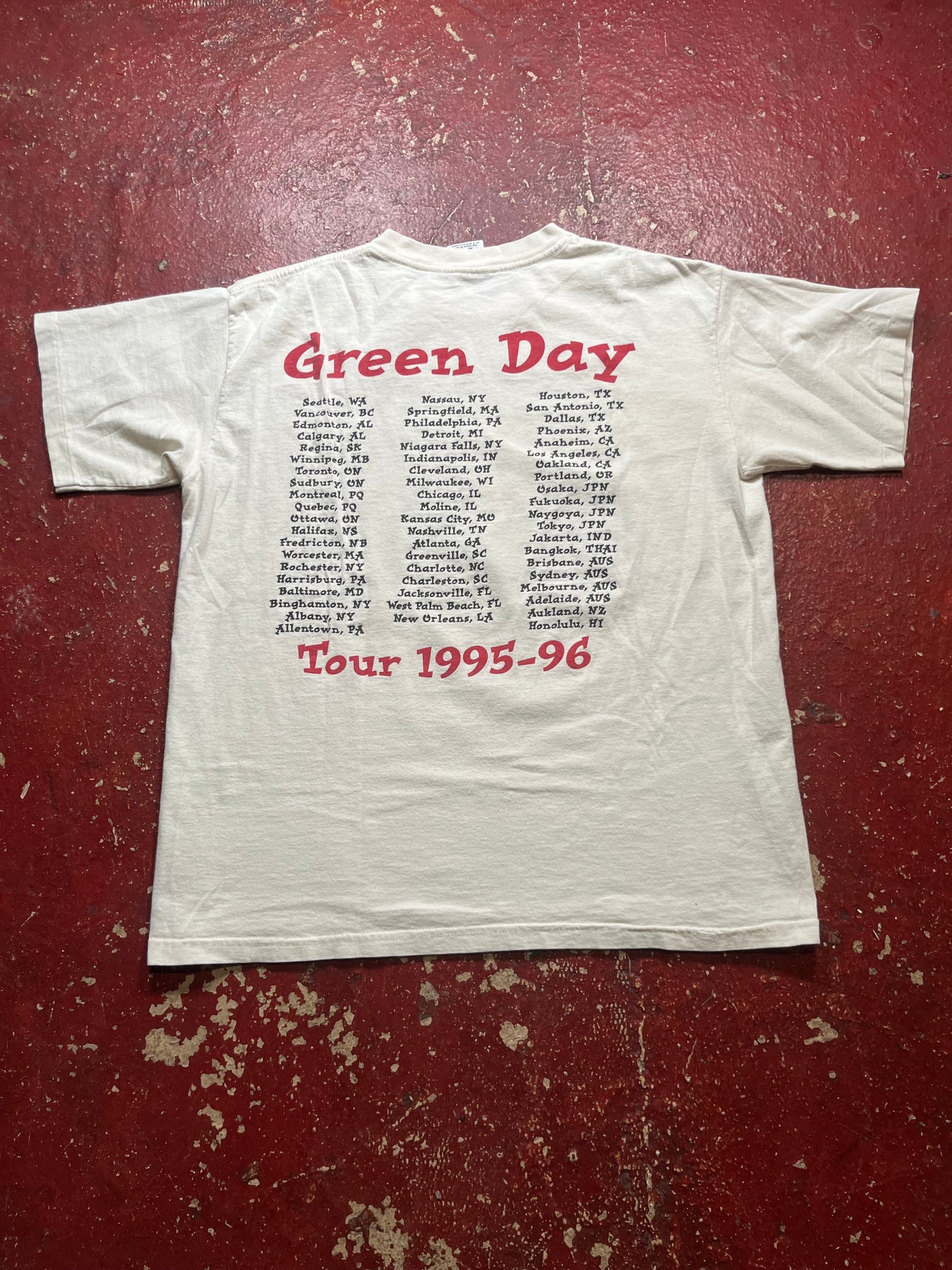 1995 Green Day “Insomniac” Tee