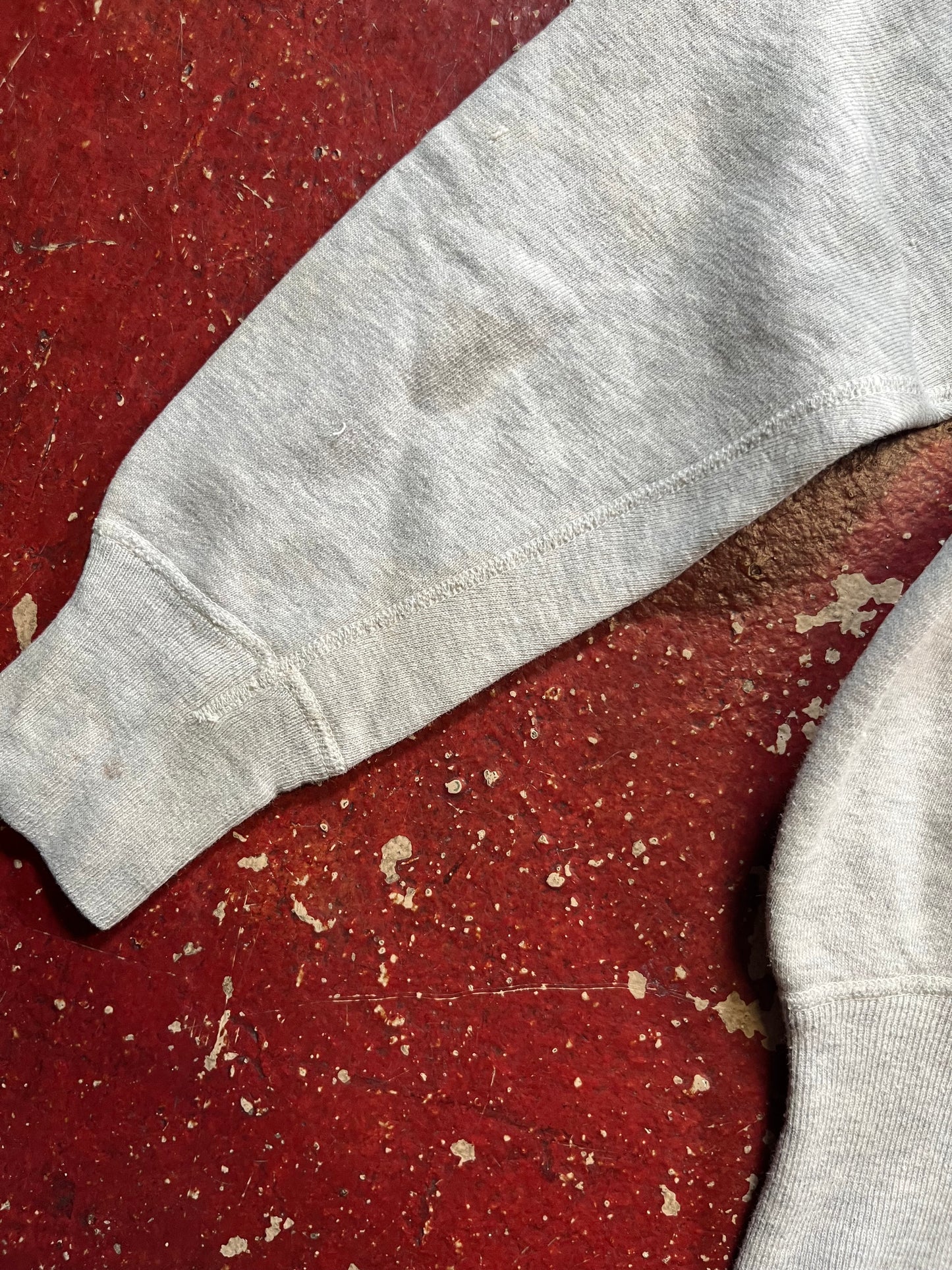 50s Single V Grey Crewneck