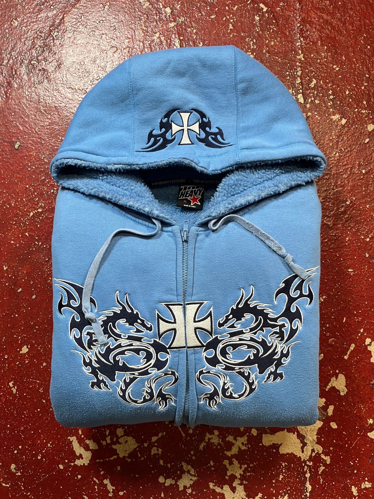 00s Top Heavy Dragon Hoodie