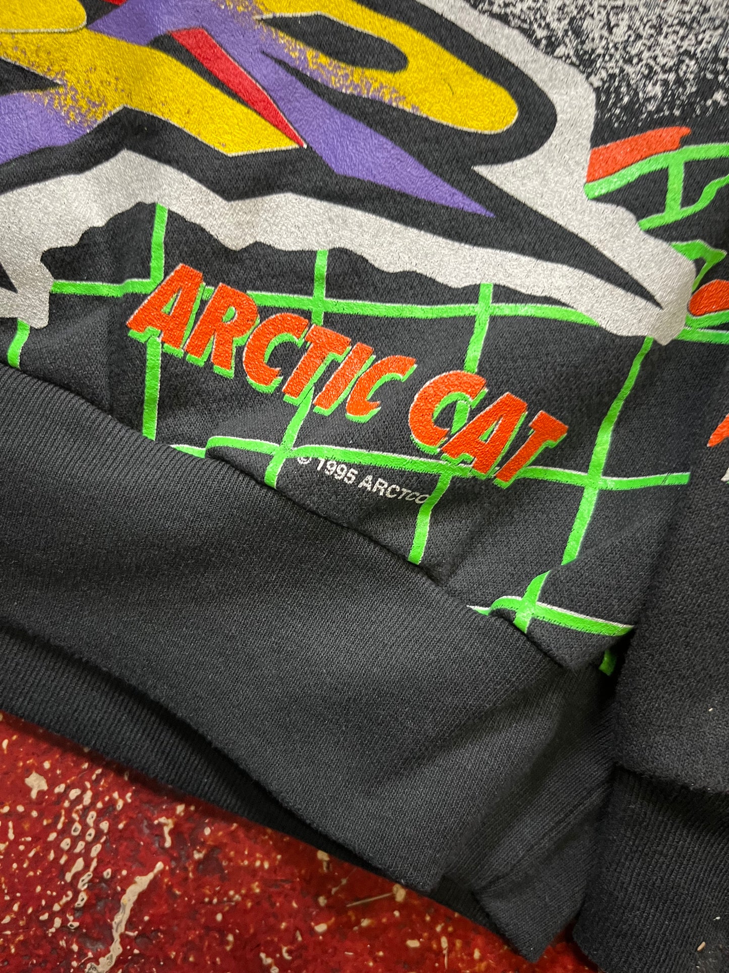 1995 Team Arctic Cat AOP Crewneck