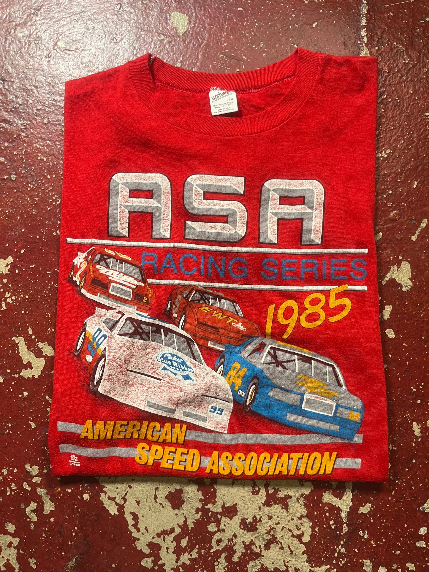 1985 American Speed Association Tee