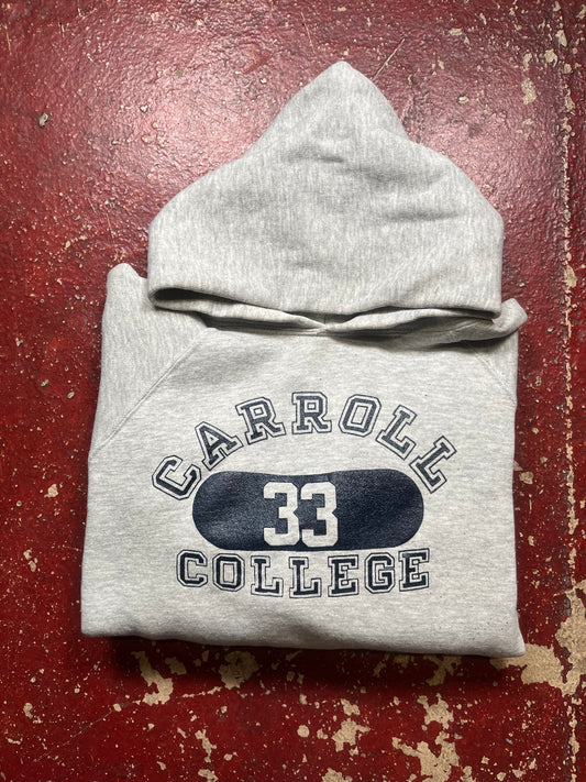 80s Champion Carroll College Hoodie