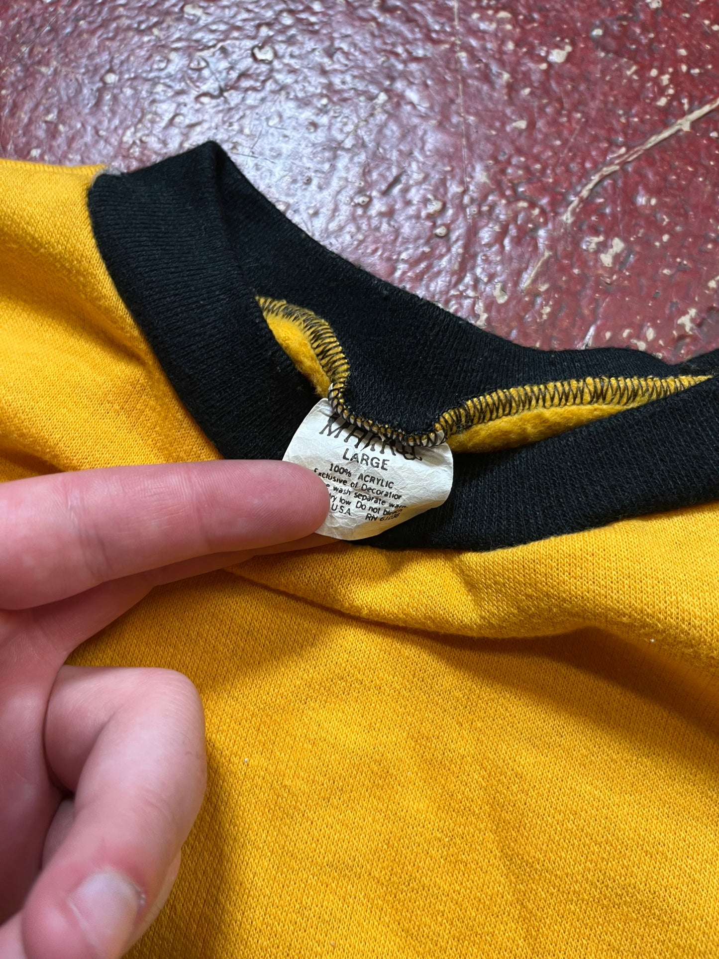 70s Cat Two Tone Crewneck
