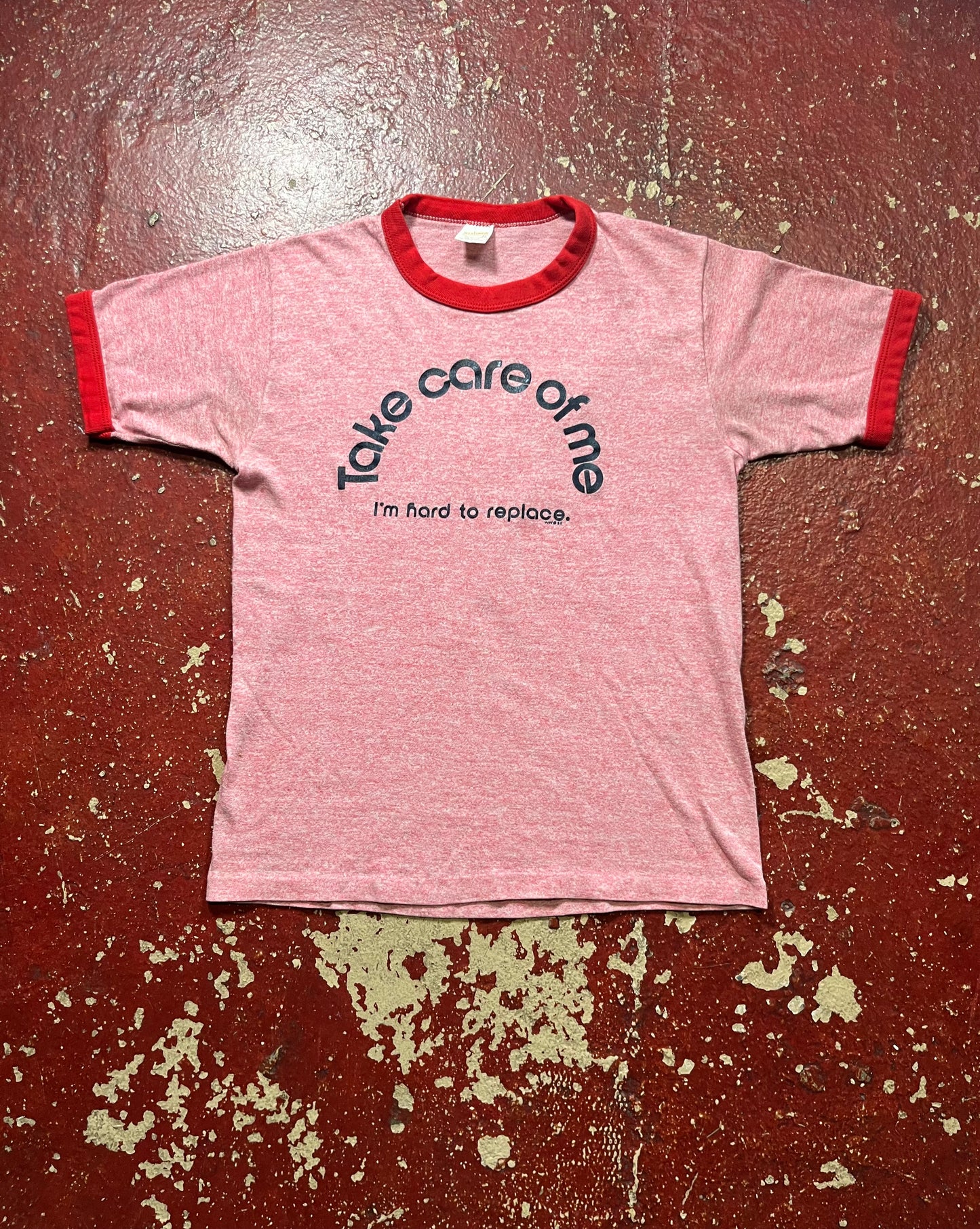 1980 Take Card Of Me Ringer Tee