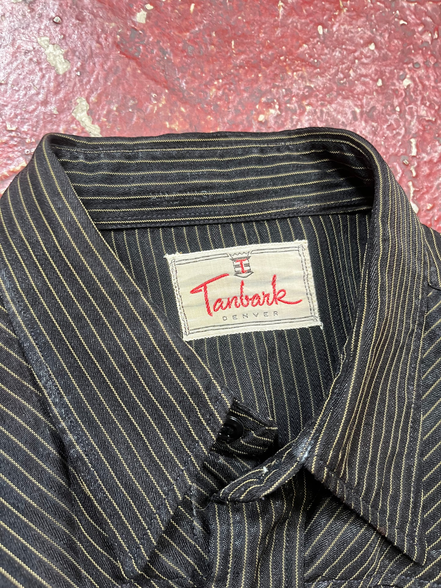 50s Gabardine Tankbark Long Sleeve Shirt