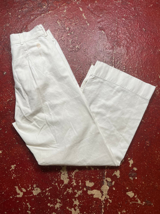 50s White USN Dungaree Pants