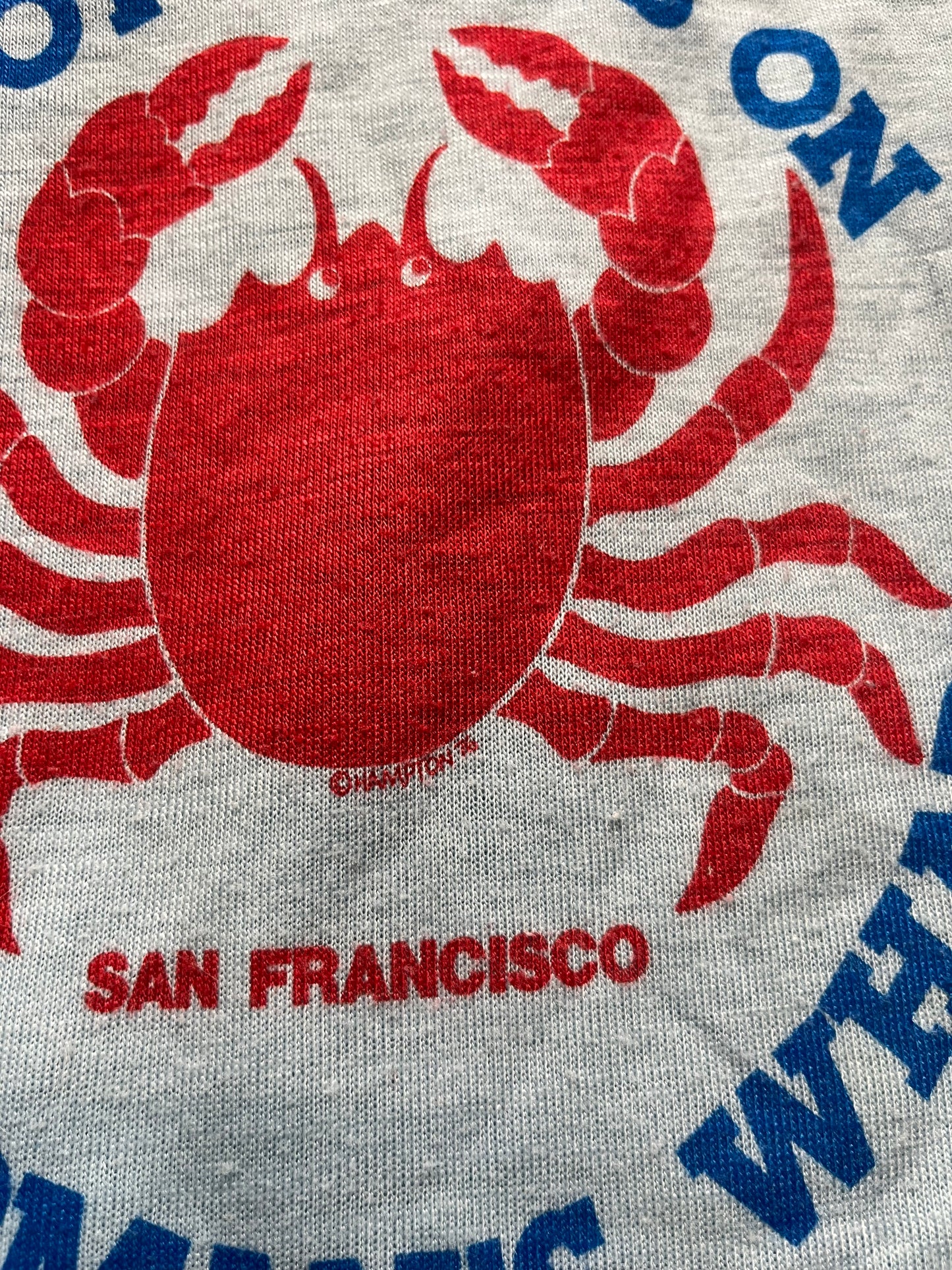 1976 Crabs Fisherman’s Wharf Tee