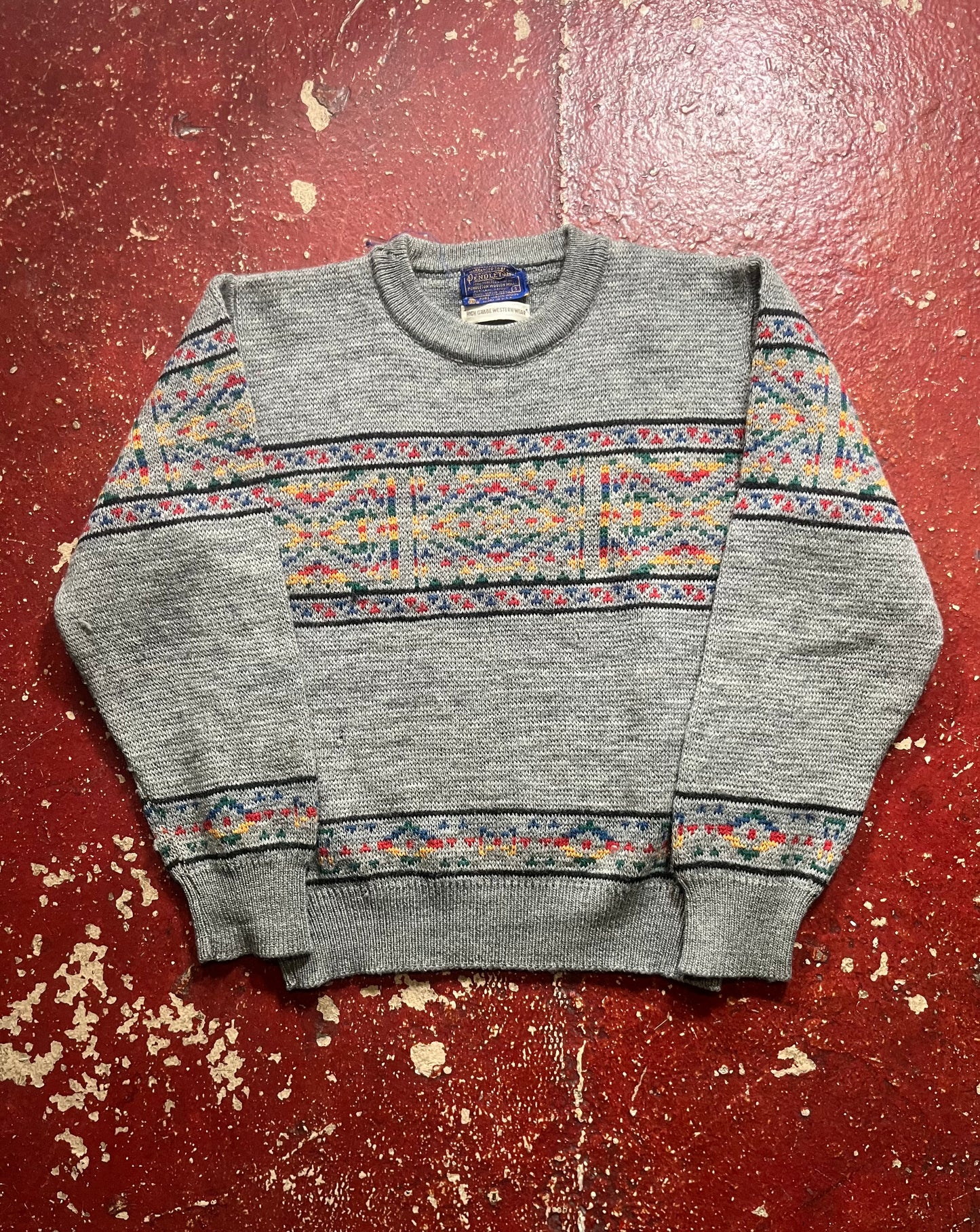 60s/70s Pendleton Western Wear Sweater