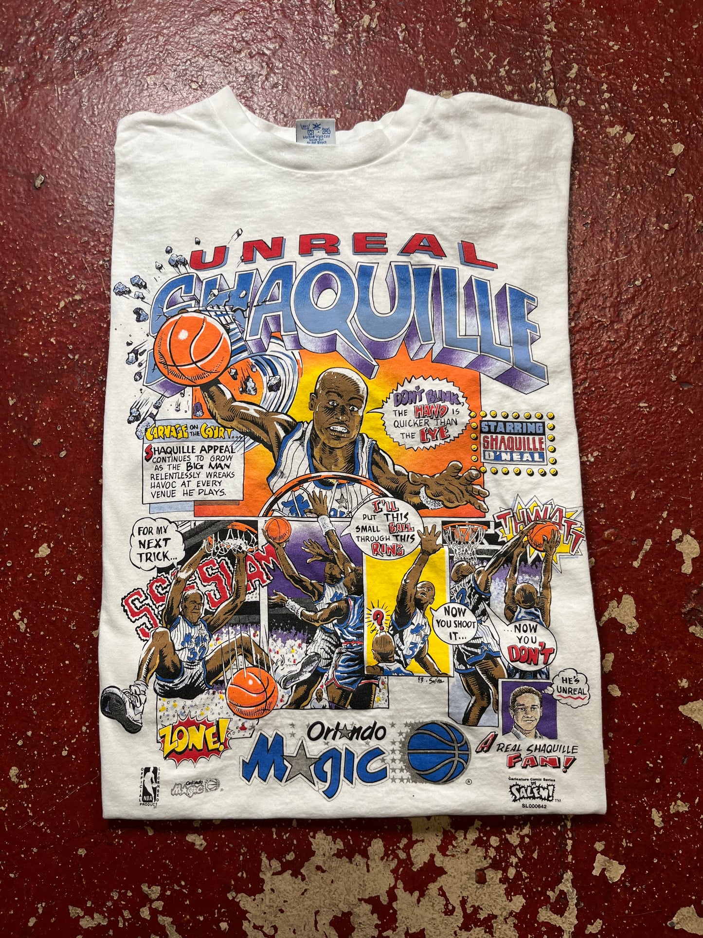 90s Unreal Shaquille Comic Tee