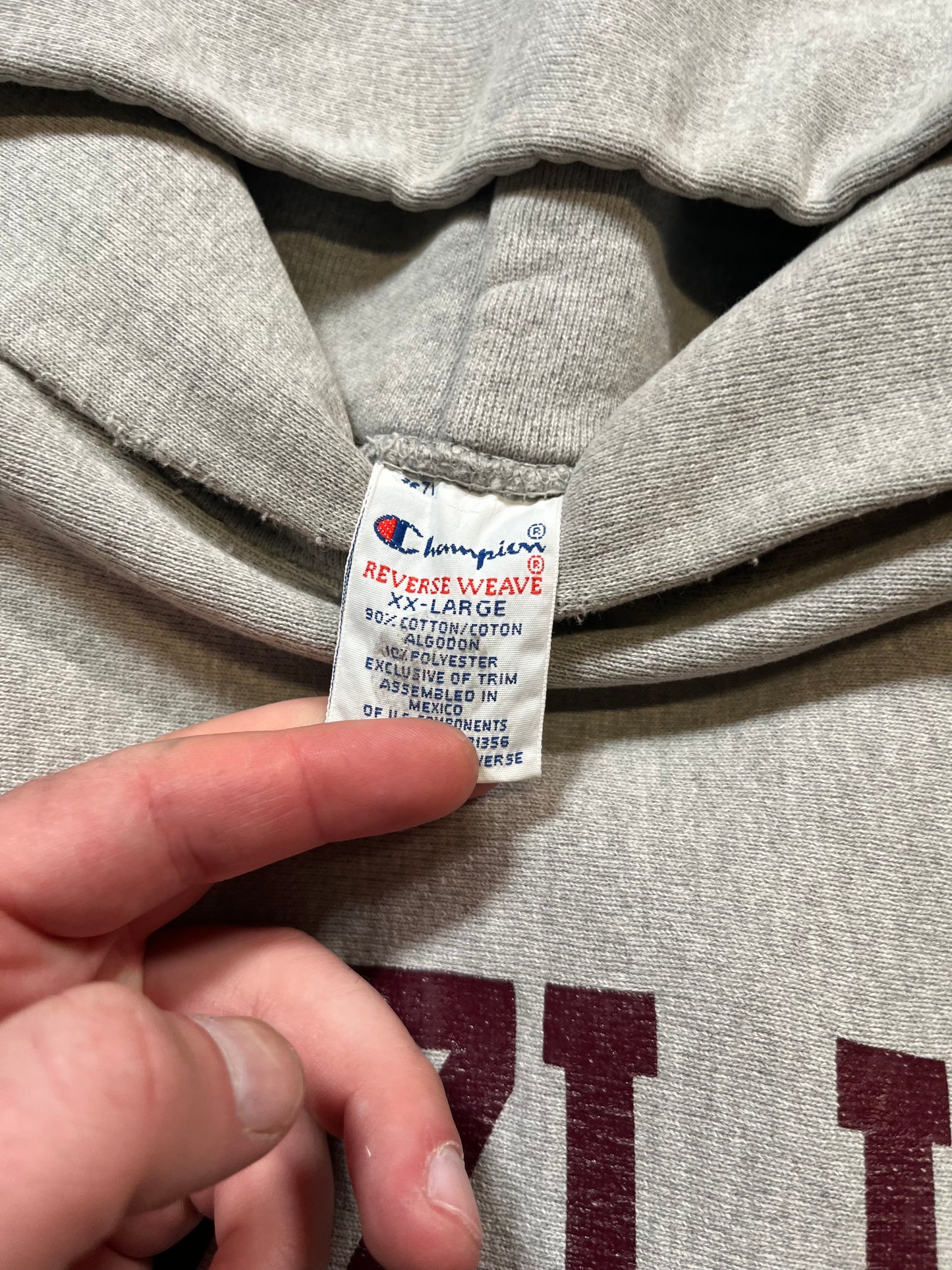 90s Champion Reverse Weave Montana Grizzlies Hoodie