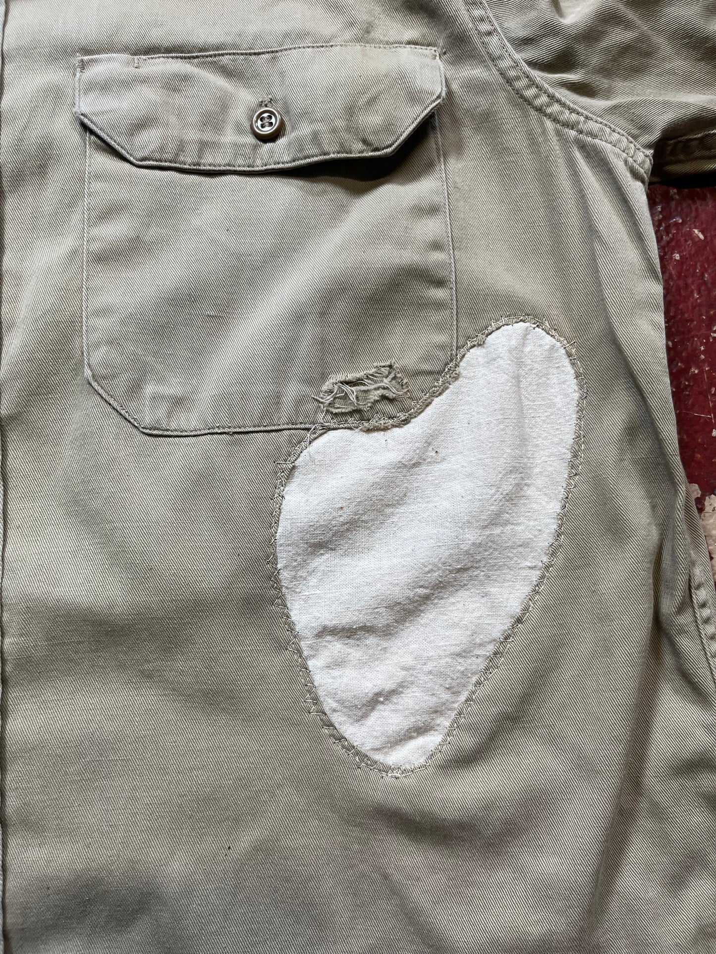 50s Penneys Big Mac Khaki Long Sleeve Shirt