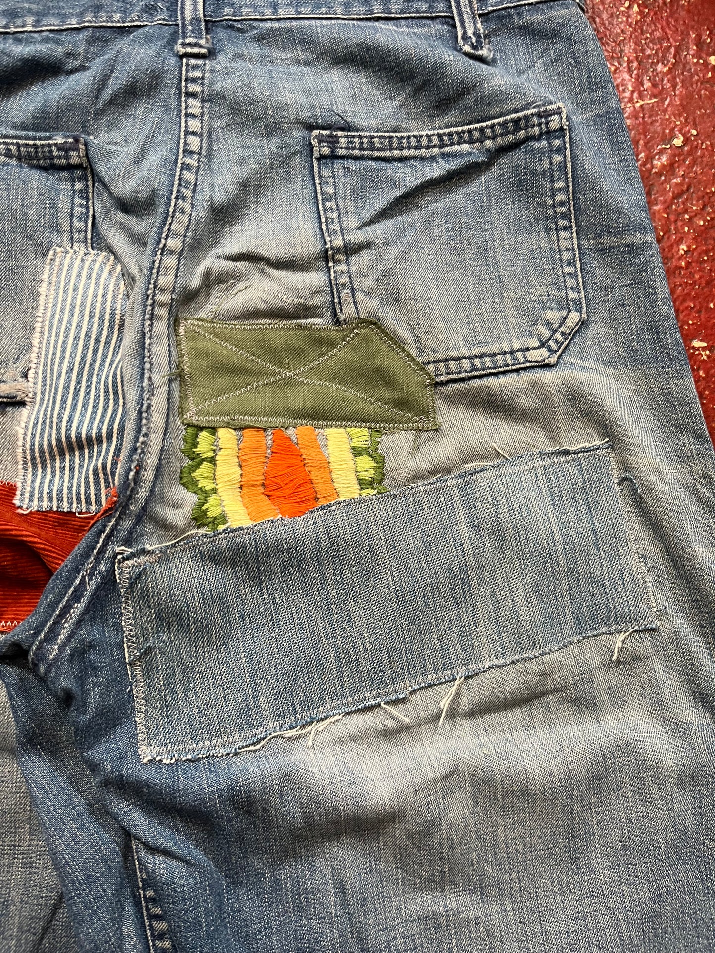 60s Seafarer Front Button Fly Jeans