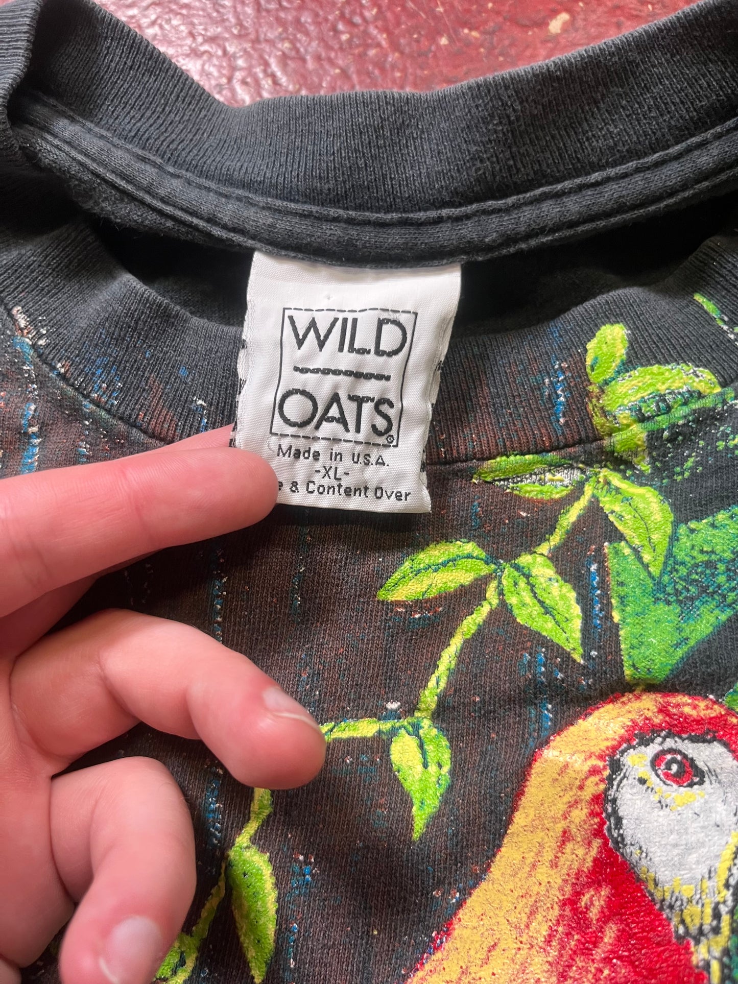 90s Wild Oats Rainforest AOP Tee