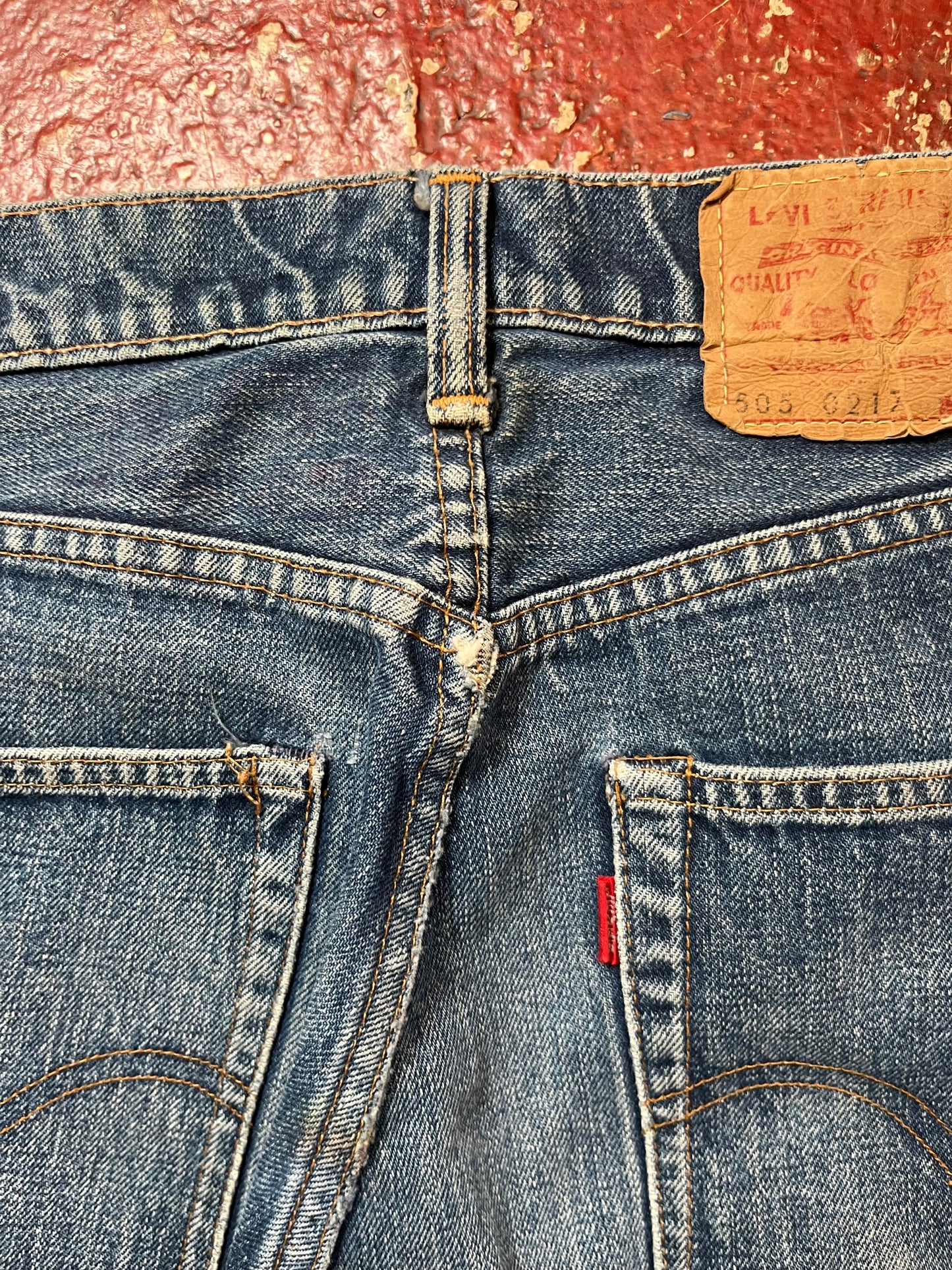 60s Levi’s 505s Big E Bell Bottom Jeans