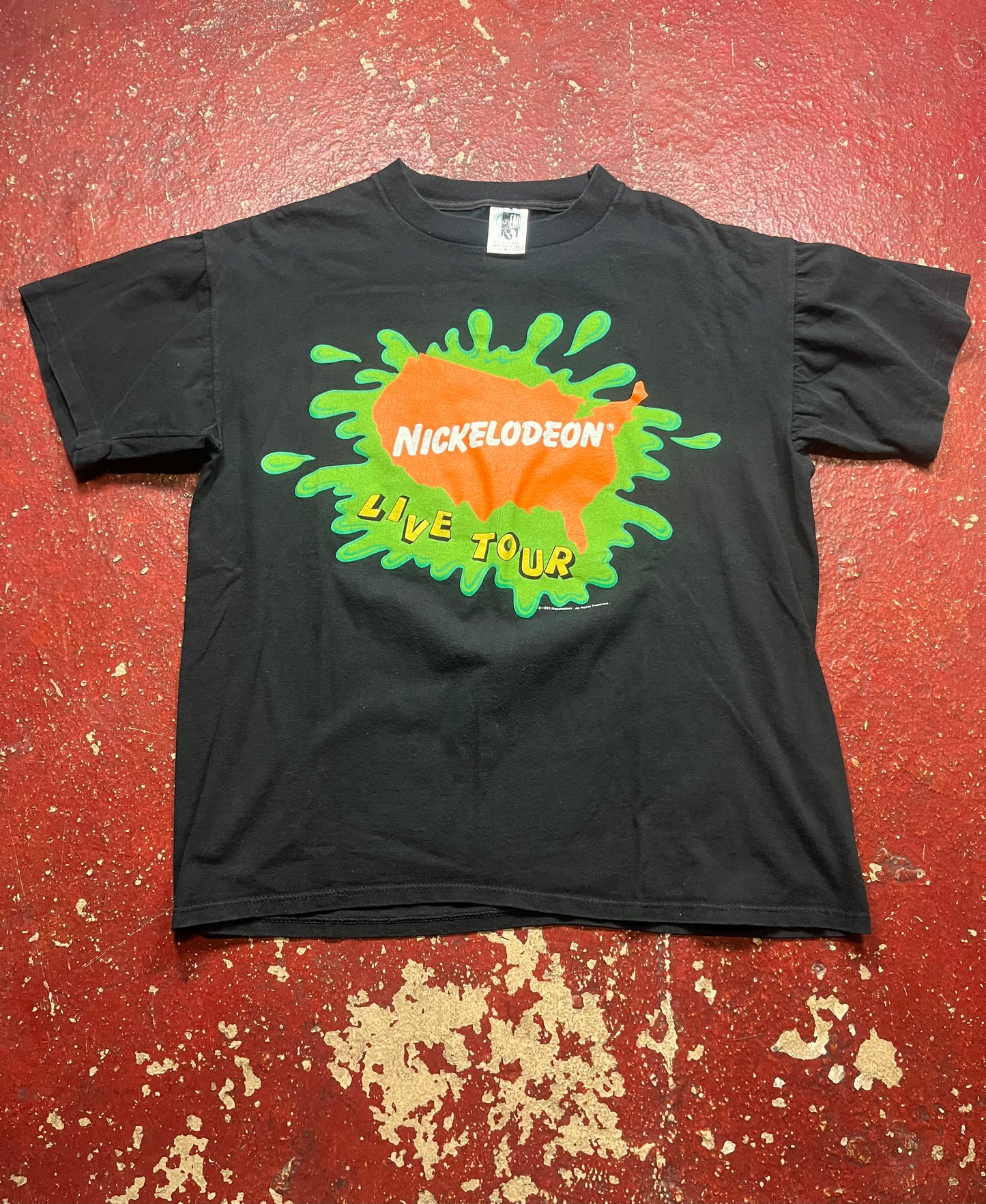 1993 Nickelodeon Live Tour Tee