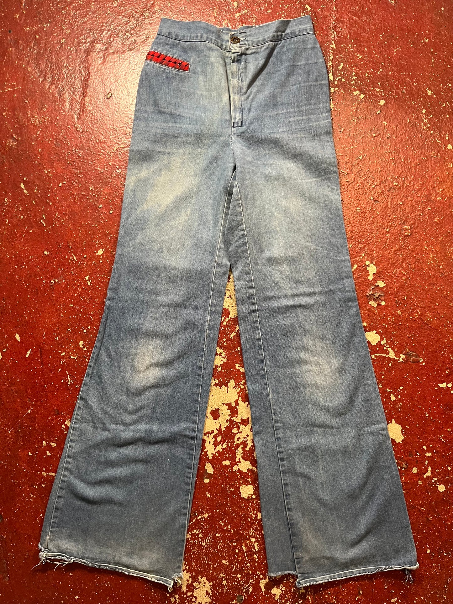 60s/70s Dangle Zip Pocket Jeans