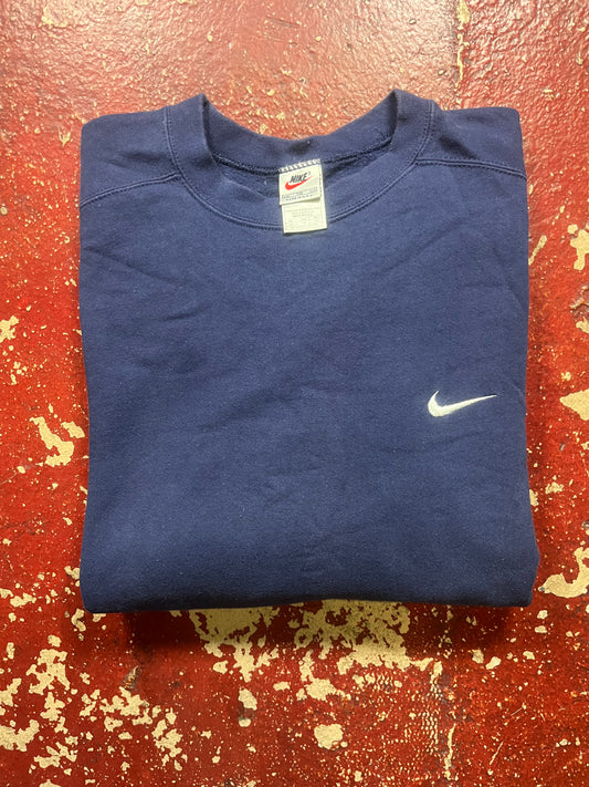 90s Nike Navy Blue Crewneck