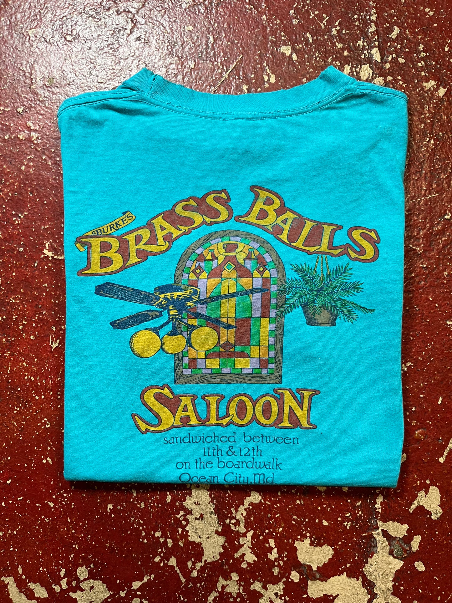 80s Brass Balls Saloon Tee