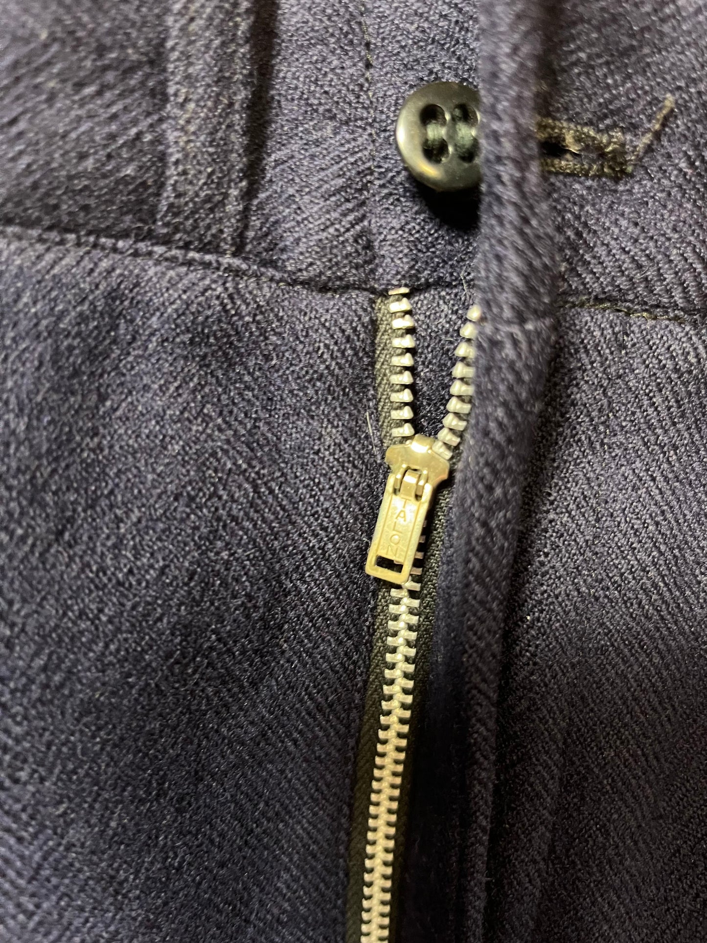 50s Blue Whipcord Pants