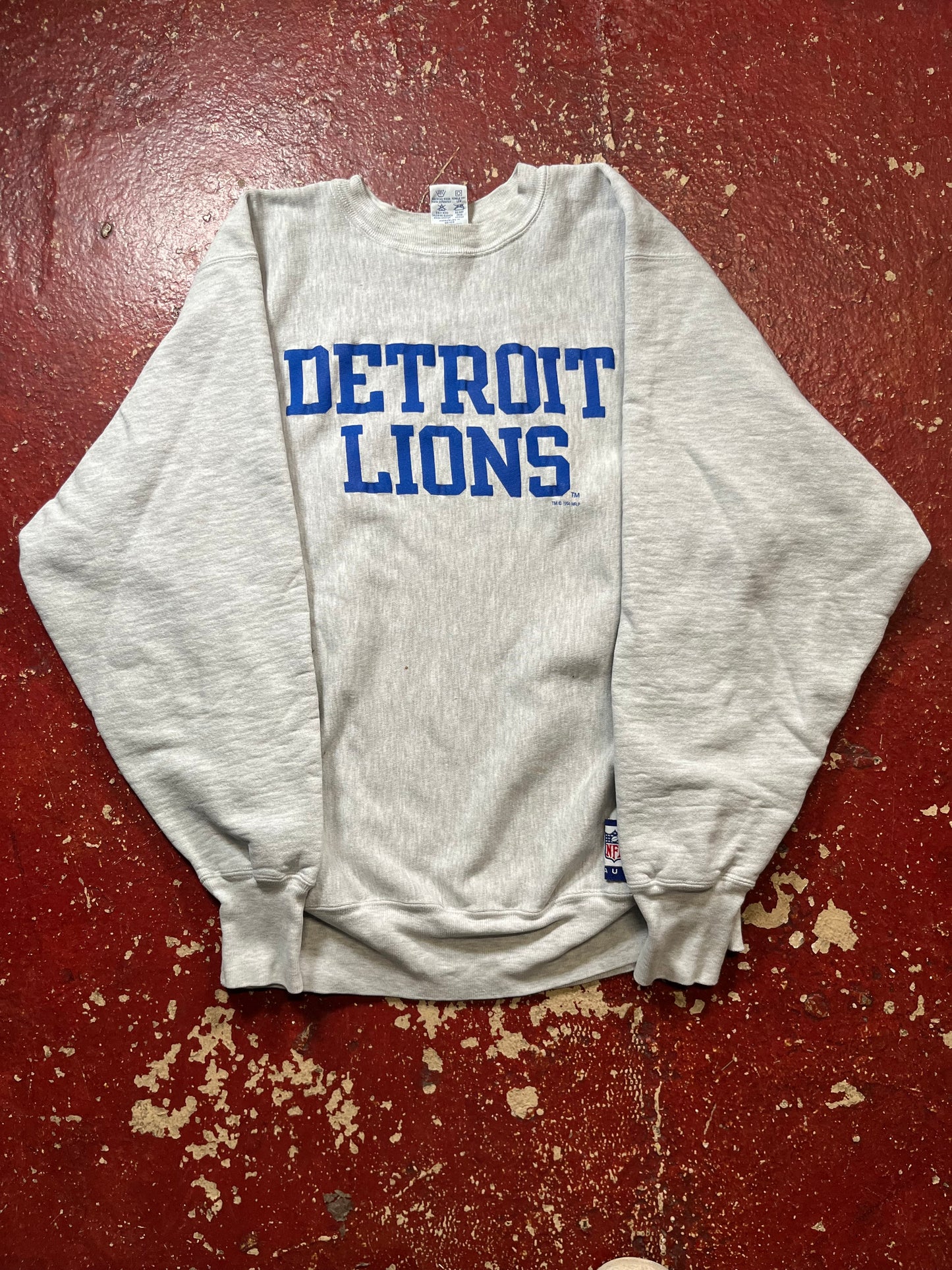 90s Champion Reverse Weave Detroit Lions Crewneck