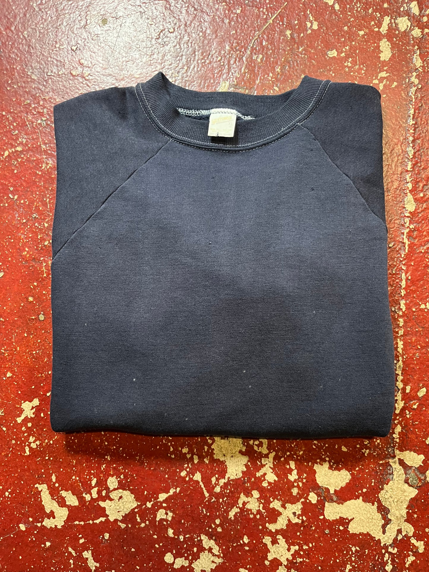 70s/80s Sportswear Navy Blue Crewneck