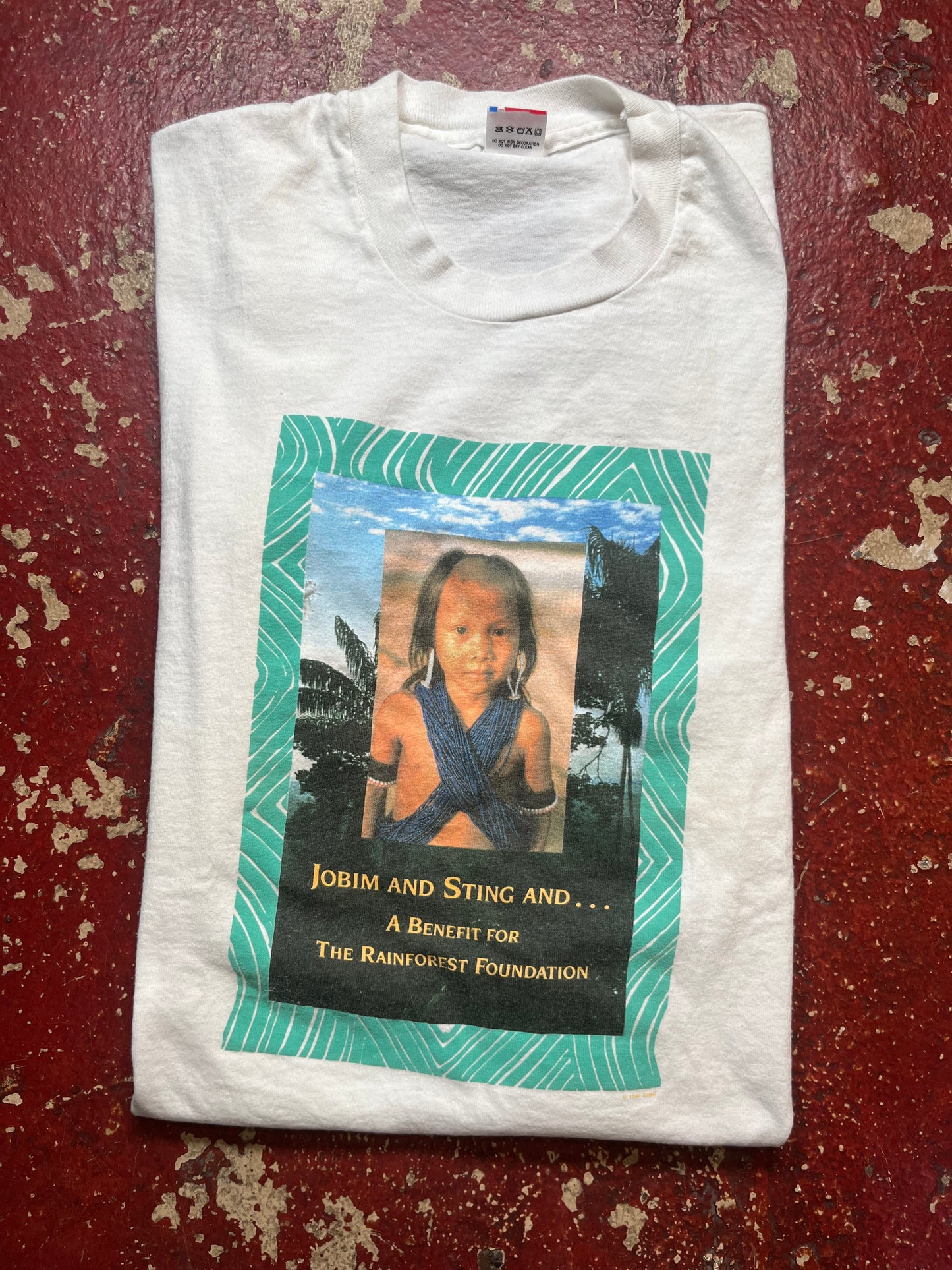 90s Jobim & Sting Rainforest Benefit Concert Tee