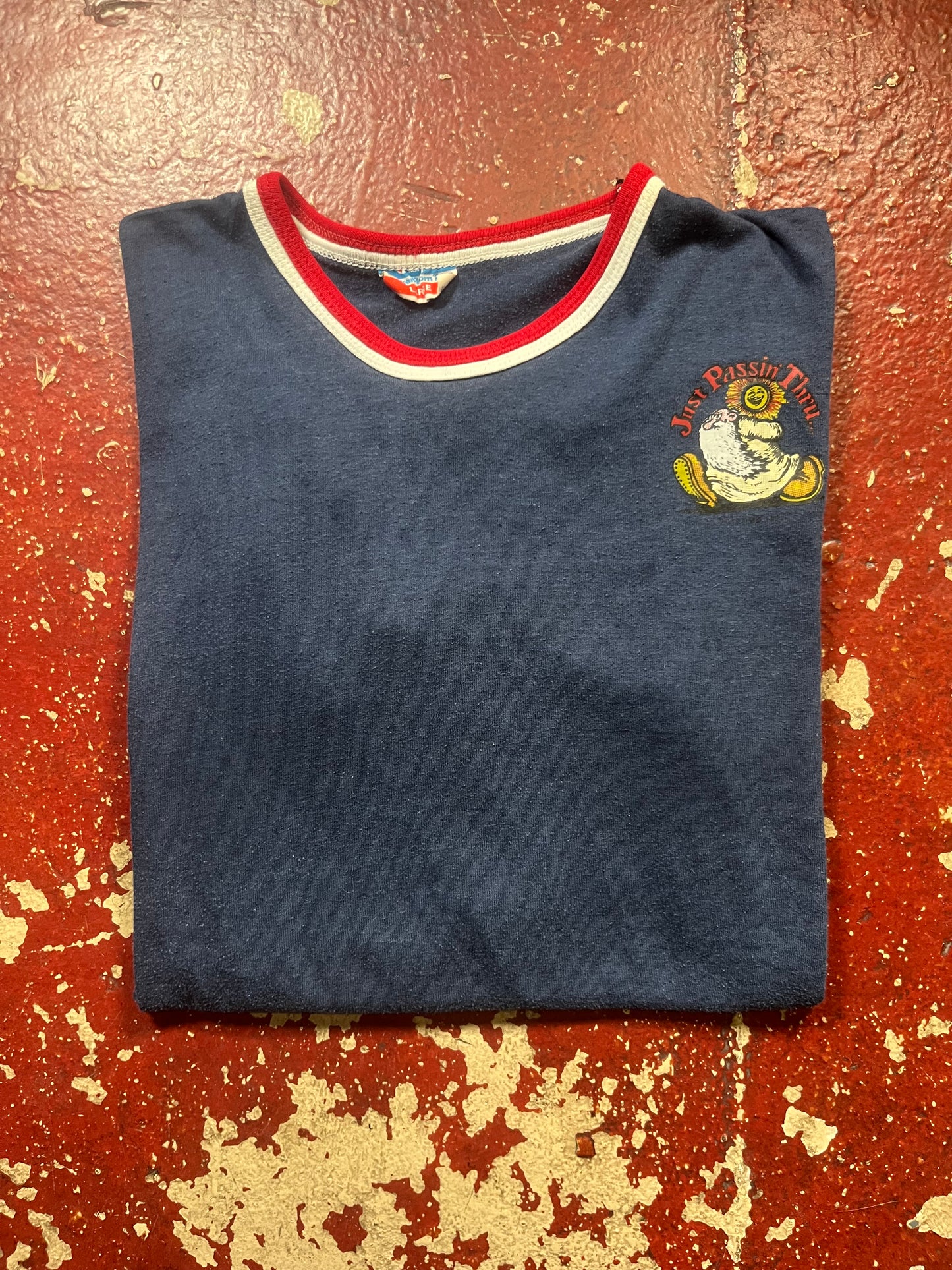 70s/80s Robert Crumb “Just Passin Thru” Shirt