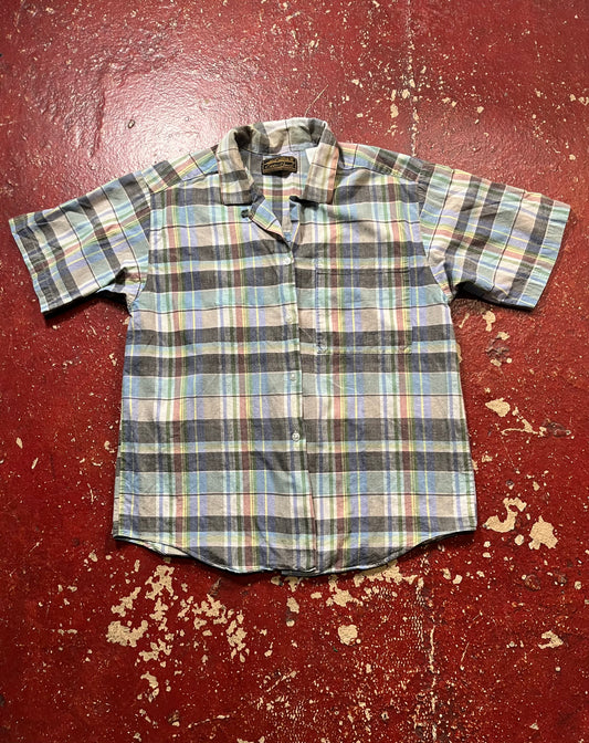70s/80s Eddie Bauer Loop Collar Short Sleeve Shirt