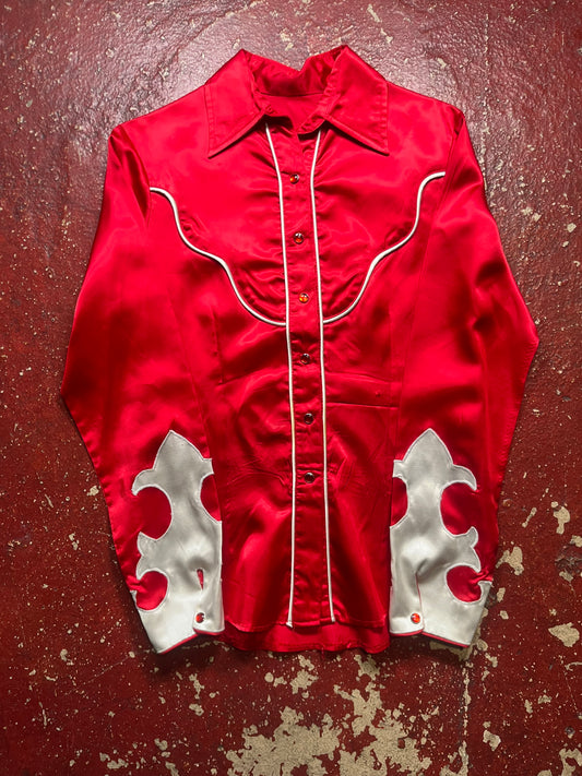 50s Red Western Shirt