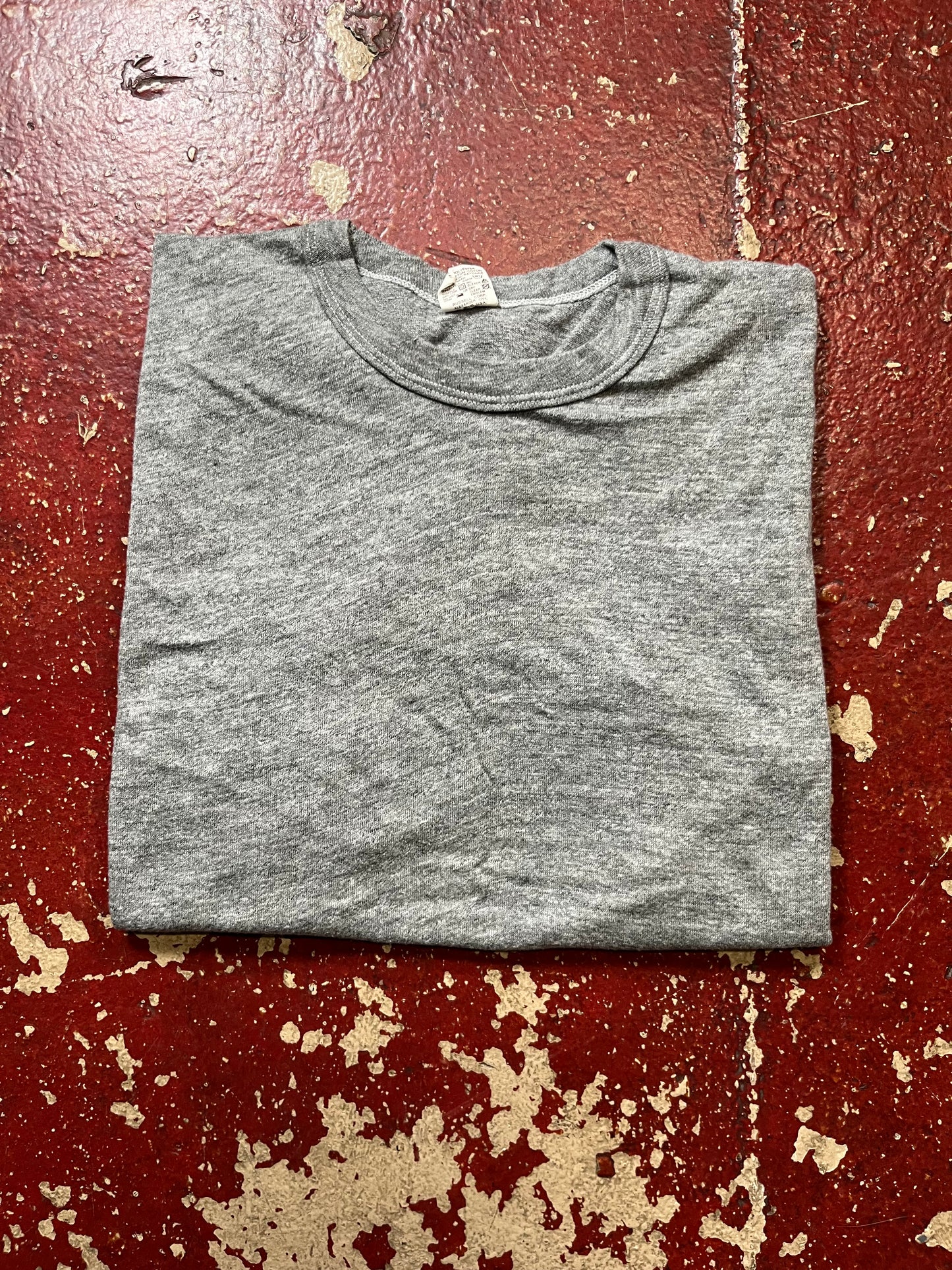 70s Russell Grey Cropped Tee
