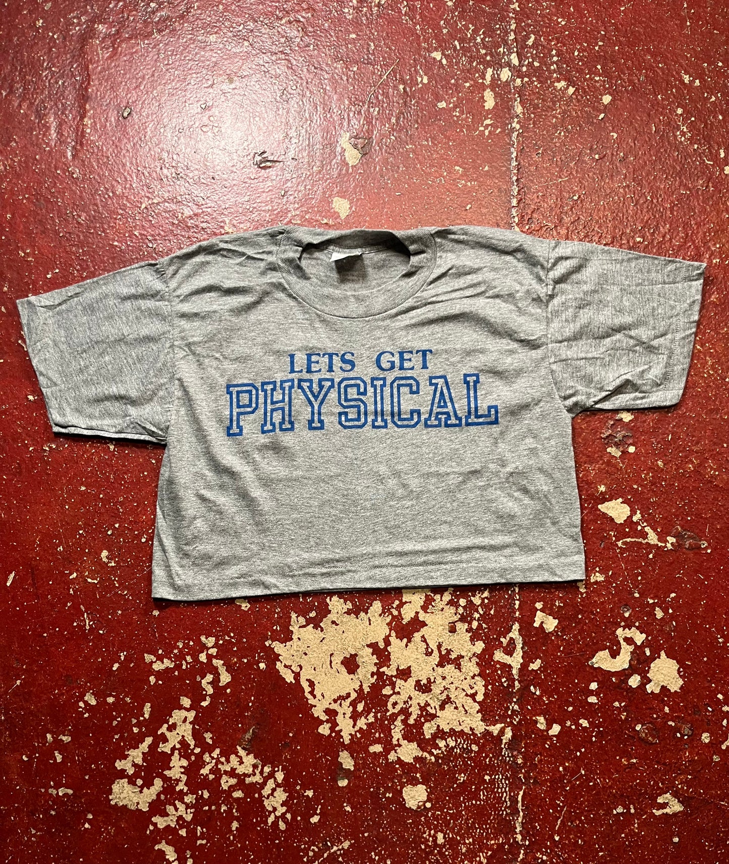 80s Let’s Get Physical Cropped Tee