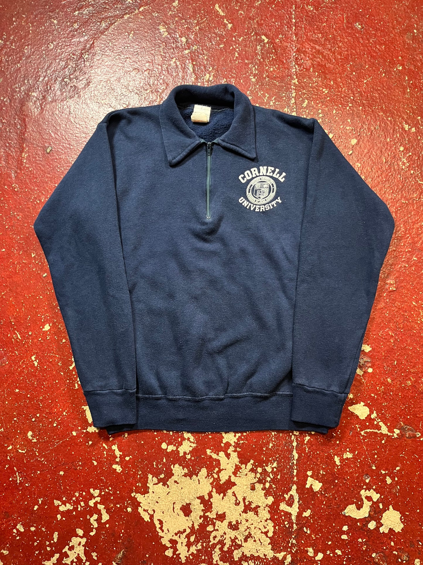 70s/80s Cornell University Quarter Zip Up Crewneck
