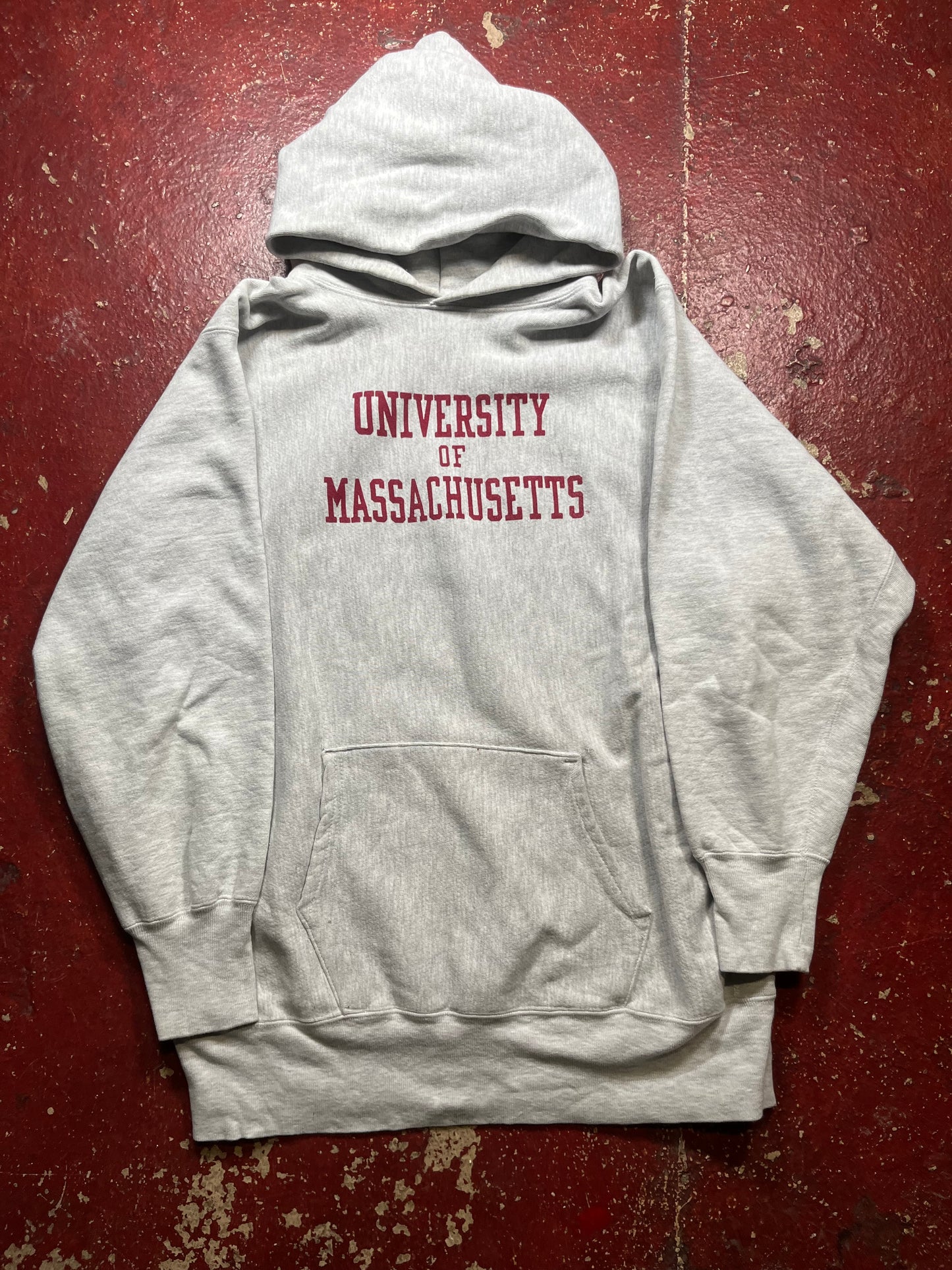 90s Champion Reverse Weave Massachusetts Hoodie