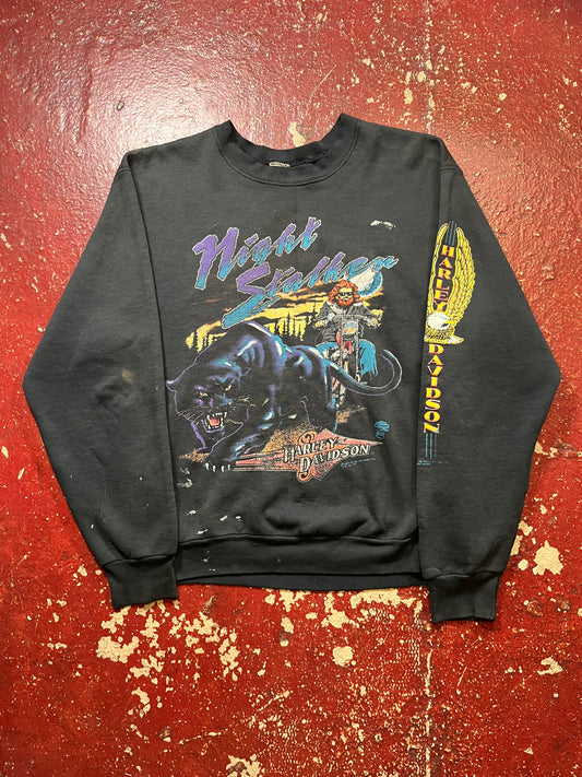 80s/90s Harley Davidson “Night Stalker” Crewneck