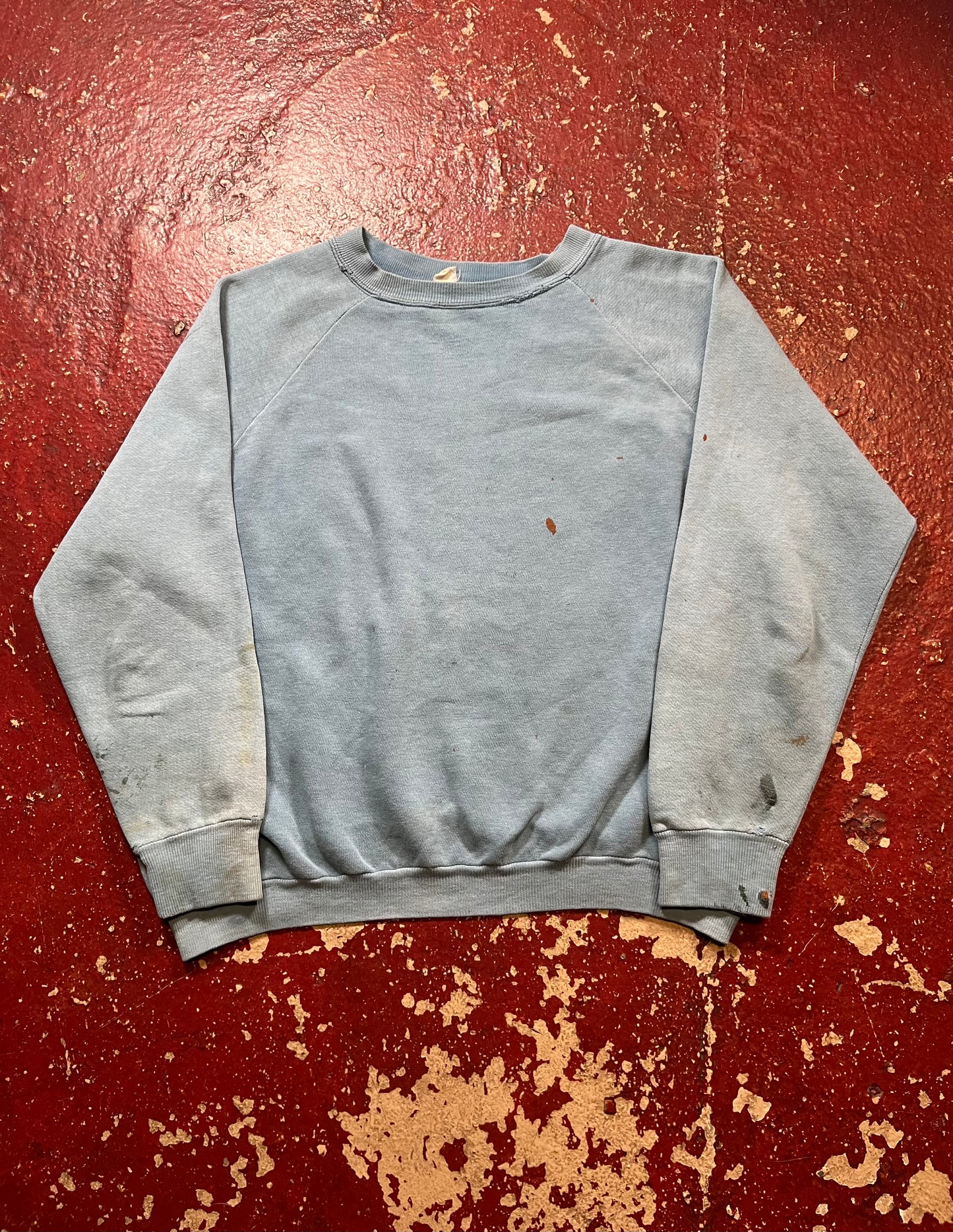 60s Light Blue Crewneck