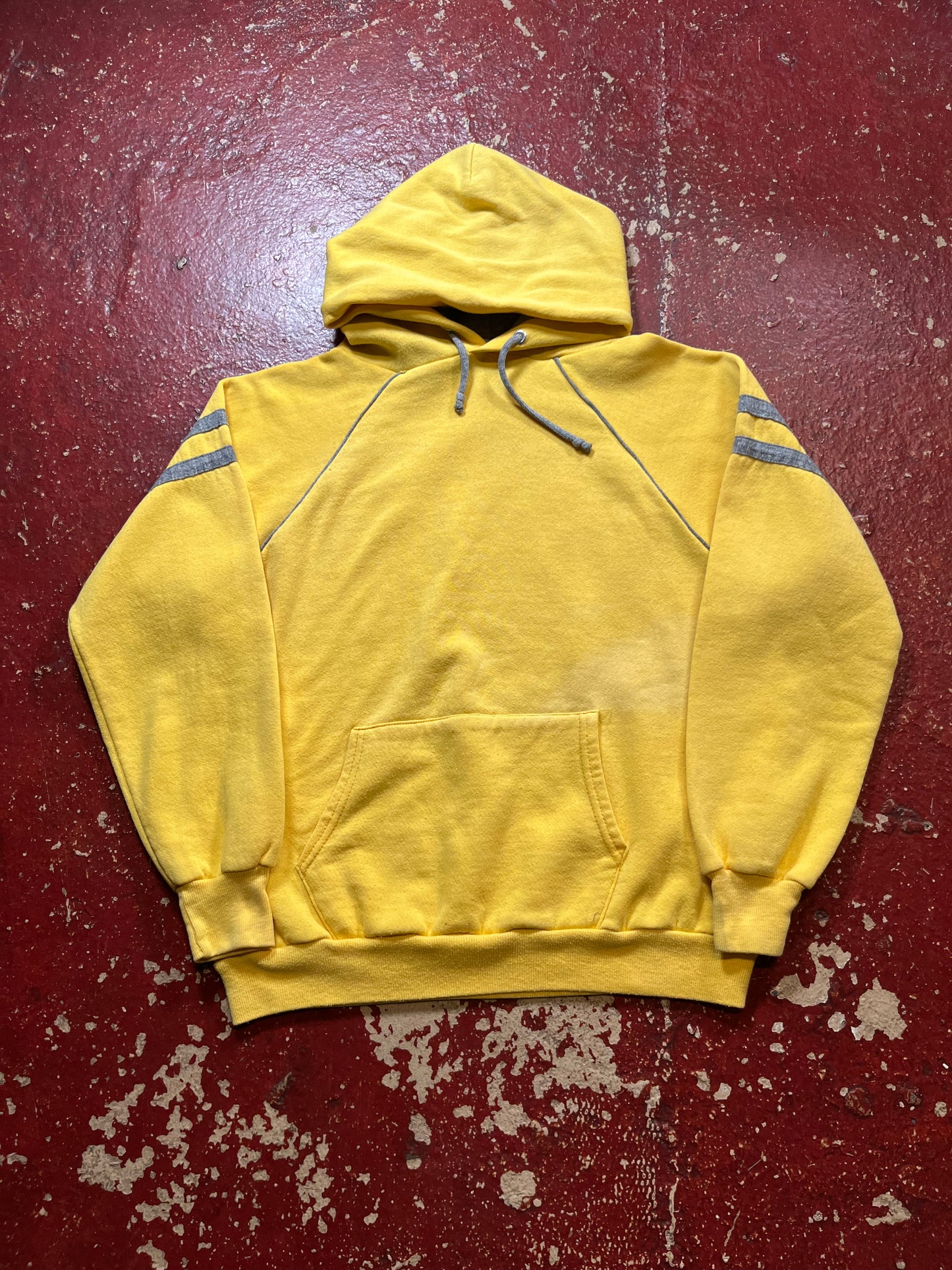 70s/80s Yellow & Grey Hoodie