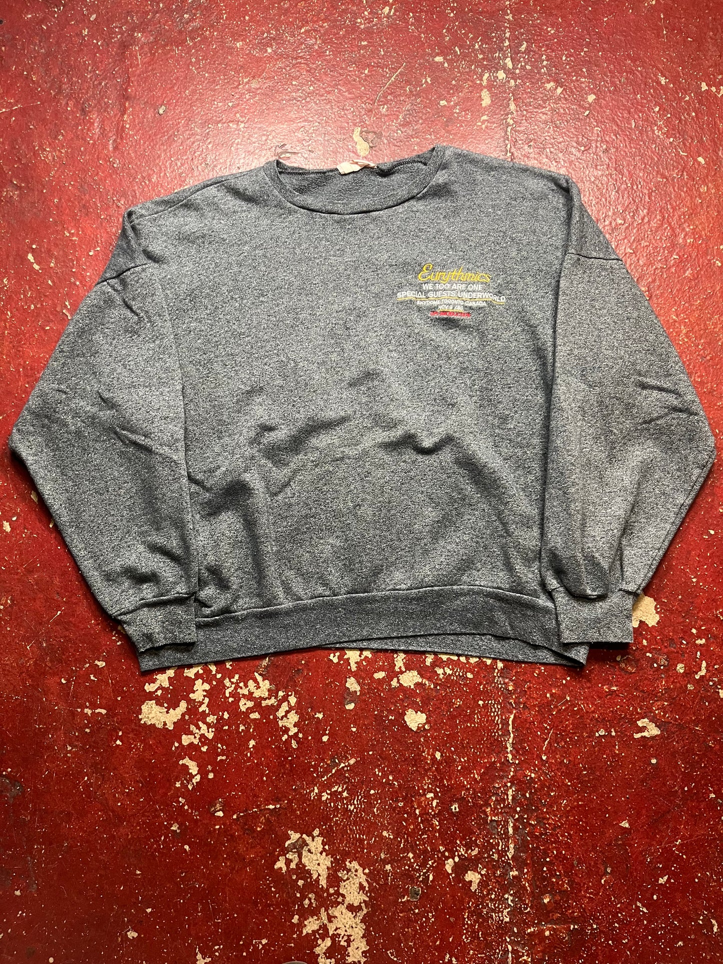 1989 Eurythmics “We Too Are One” Crewneck